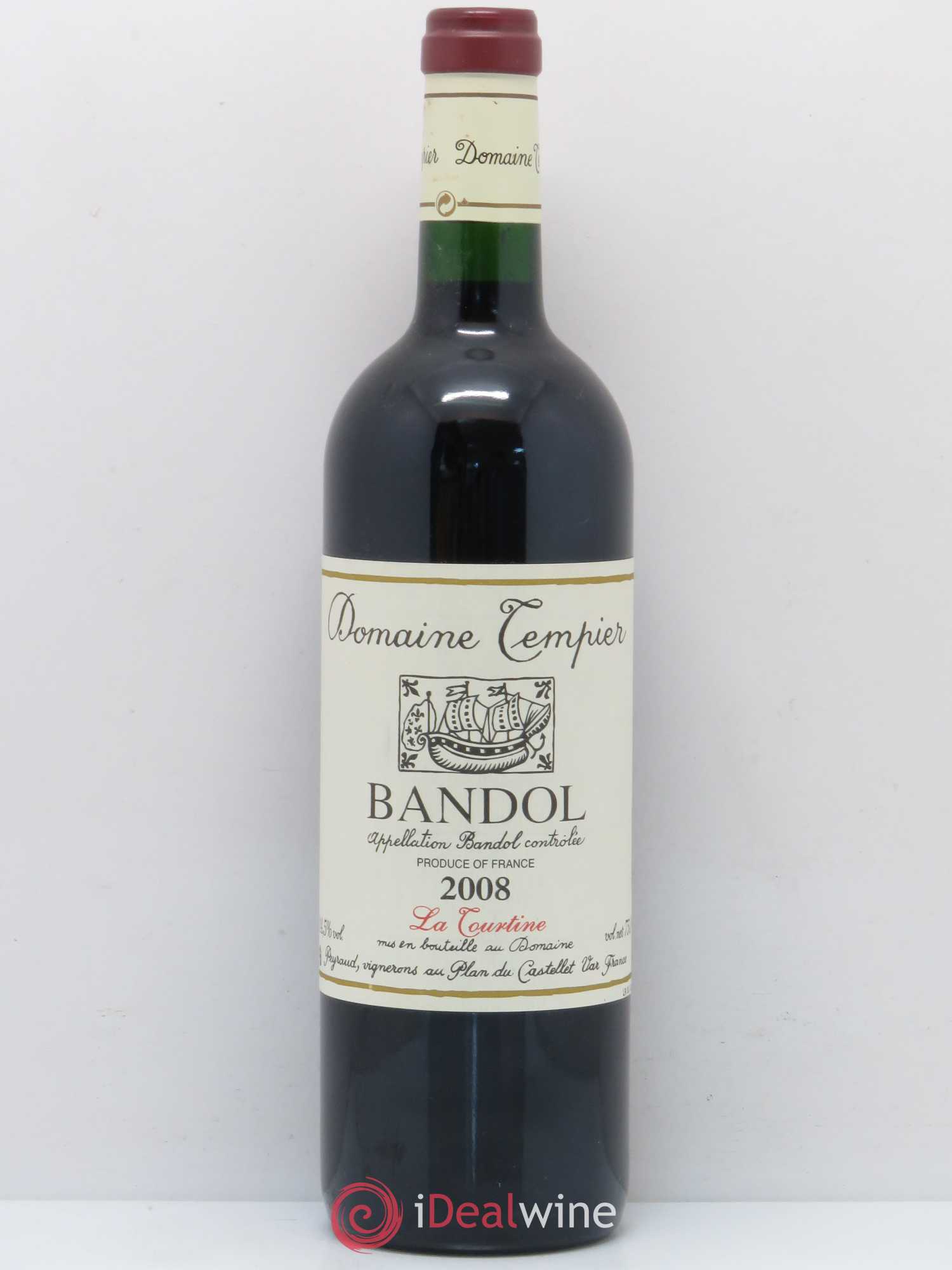 Bandol Domaine Tempier La Tourtine Famille Peyraud 2008 - Lot de 1 bouteille - 0