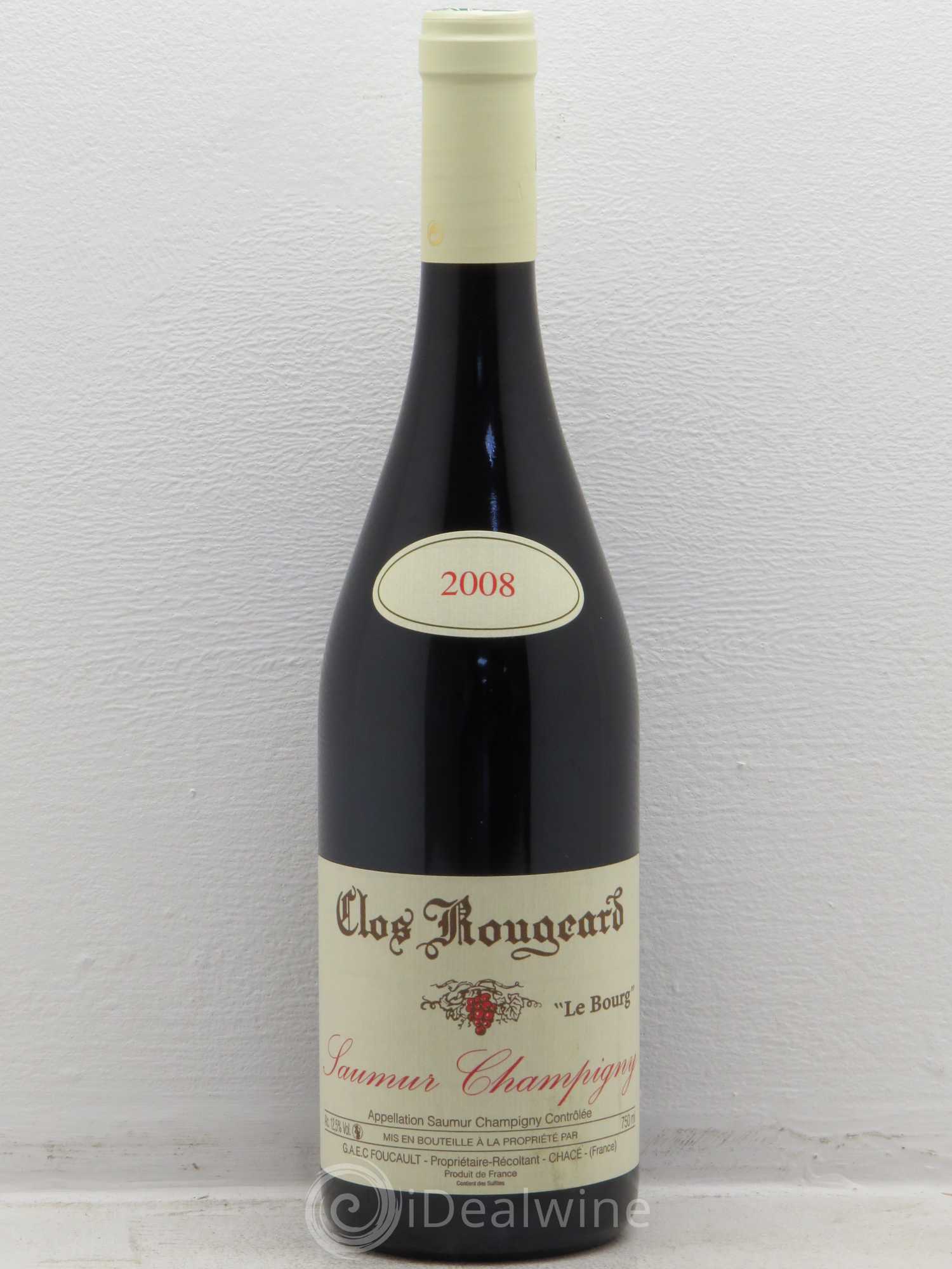 Saumur-Champigny Le Bourg Clos Rougeard 2008 - Lot de 1 bouteille - 0