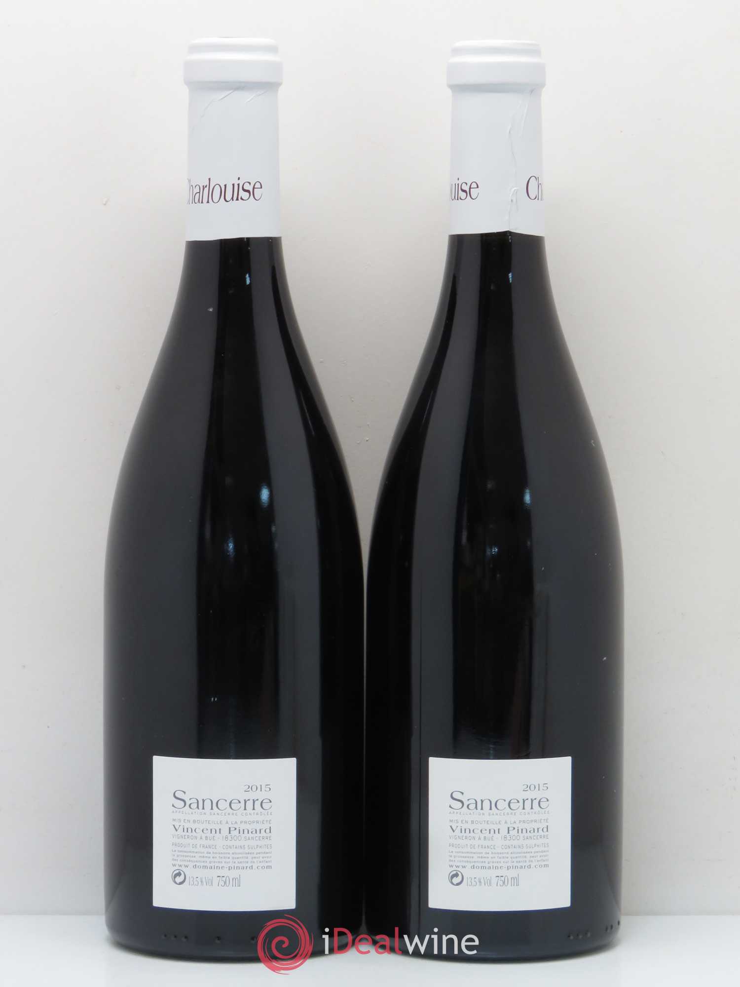 Sancerre Charlouise Vincent Pinard 2015 - Lot de 2 bouteilles - 1