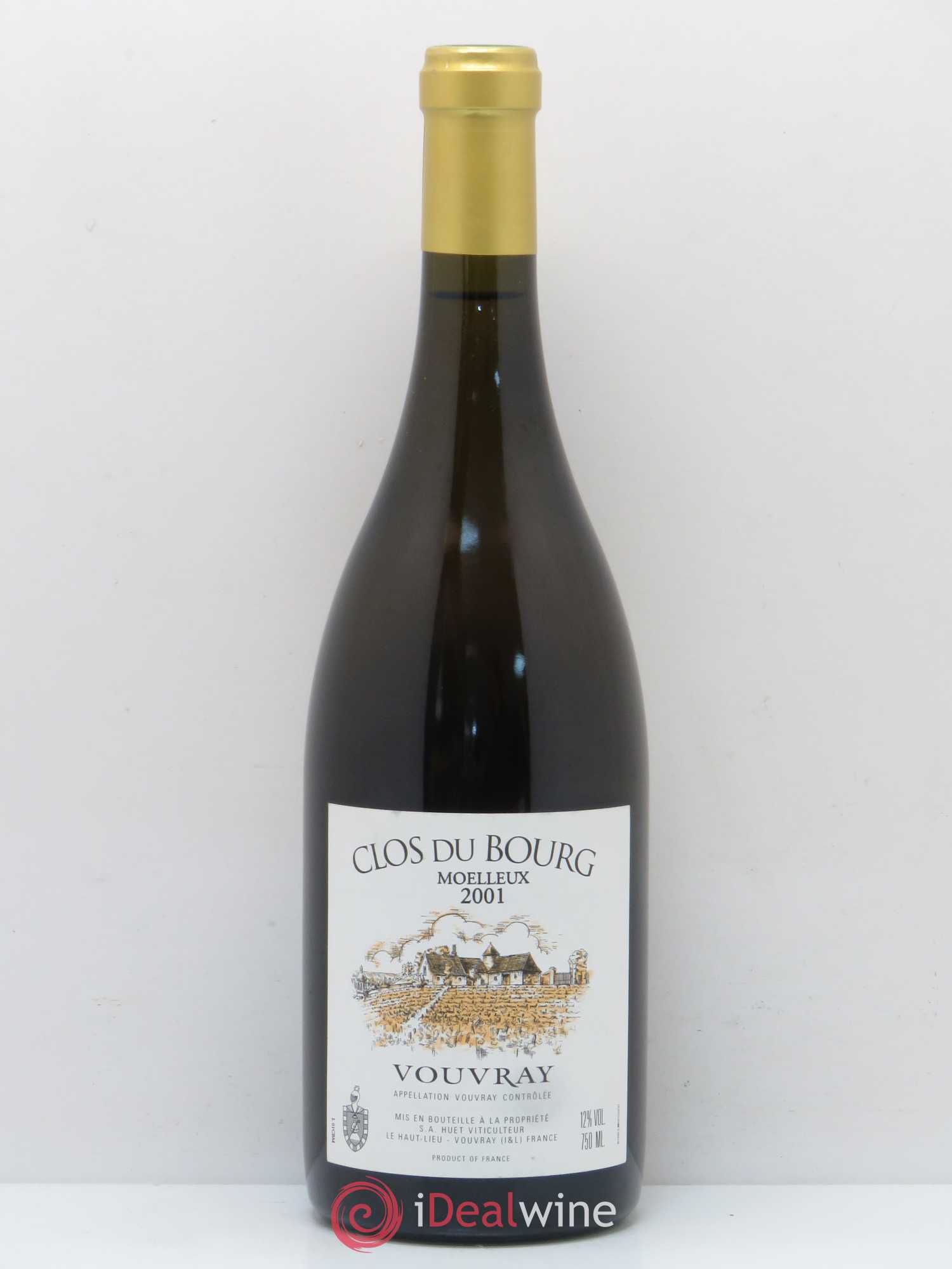 Vouvray Clos du Bourg Moelleux Domaine Huet Moelleux 2001 - Lotto di 1 bottiglia - 0