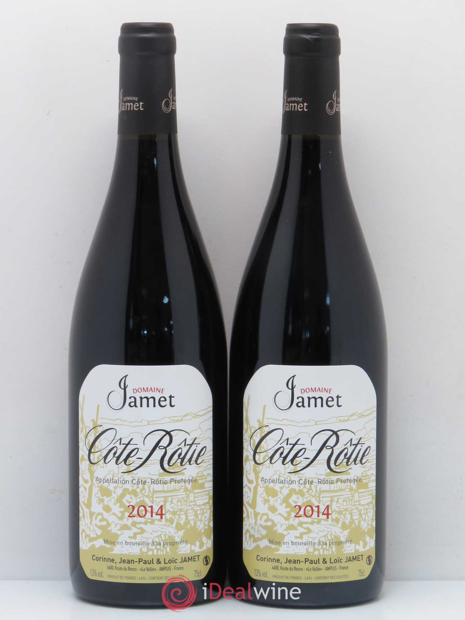 Côte-Rôtie Jamet (Domaine) 2014 - Lot de 2 bouteilles - 0