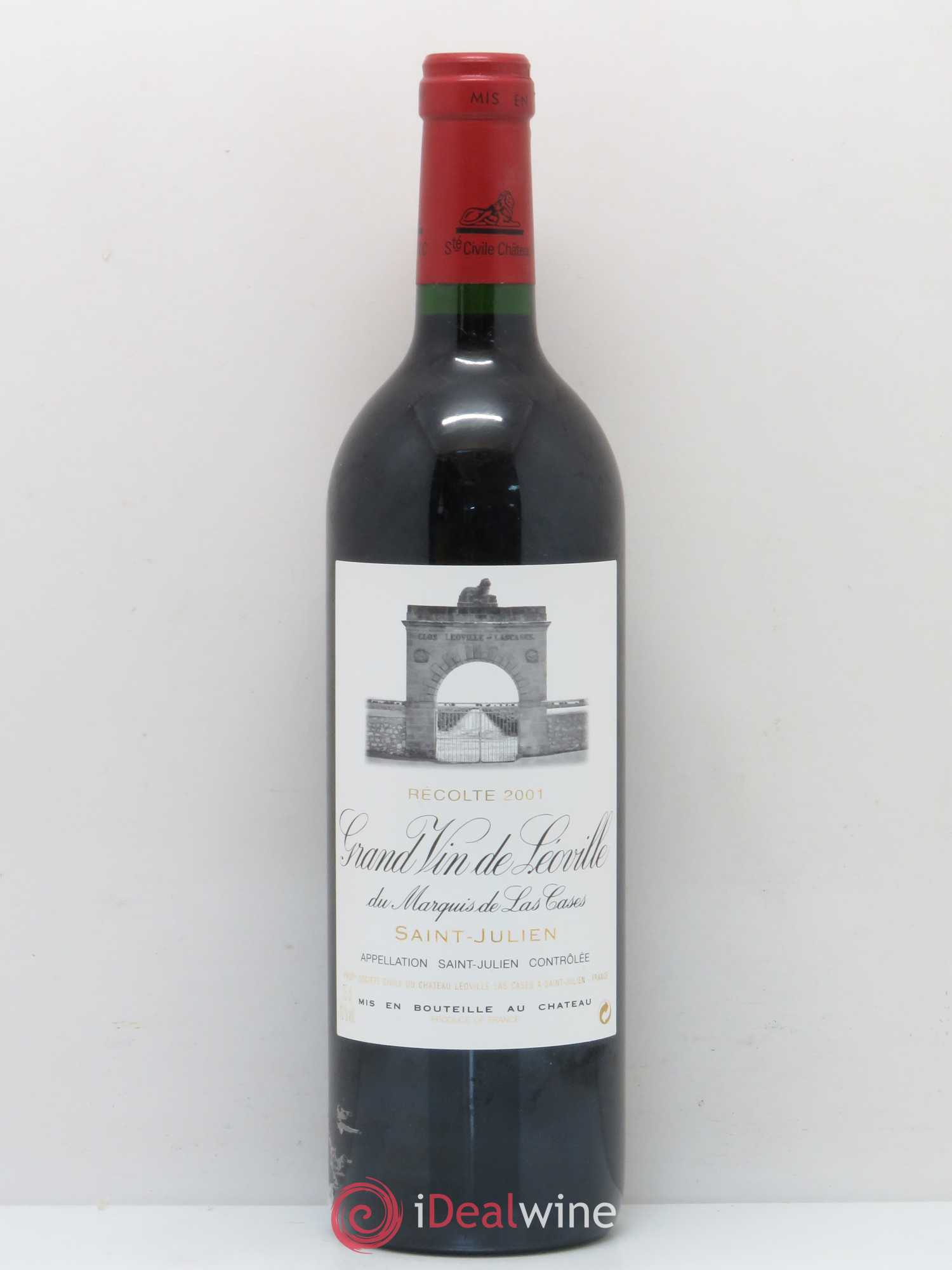 Château Léoville Las Cases 2ème Grand Cru Classé 2001 - Lot de 1 bouteille - 0