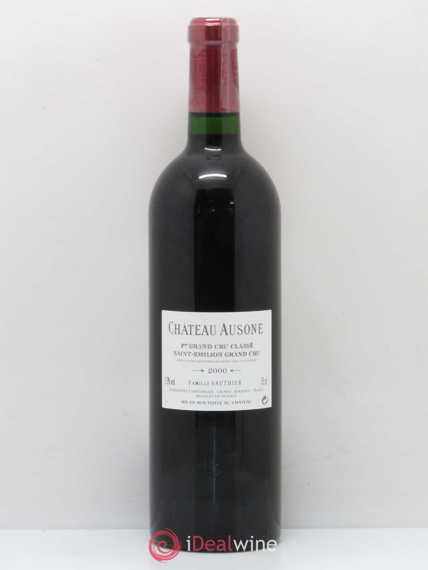 Château Ausone 1er Grand Cru Classé A 2000 - Lot de 1 bouteille - 1