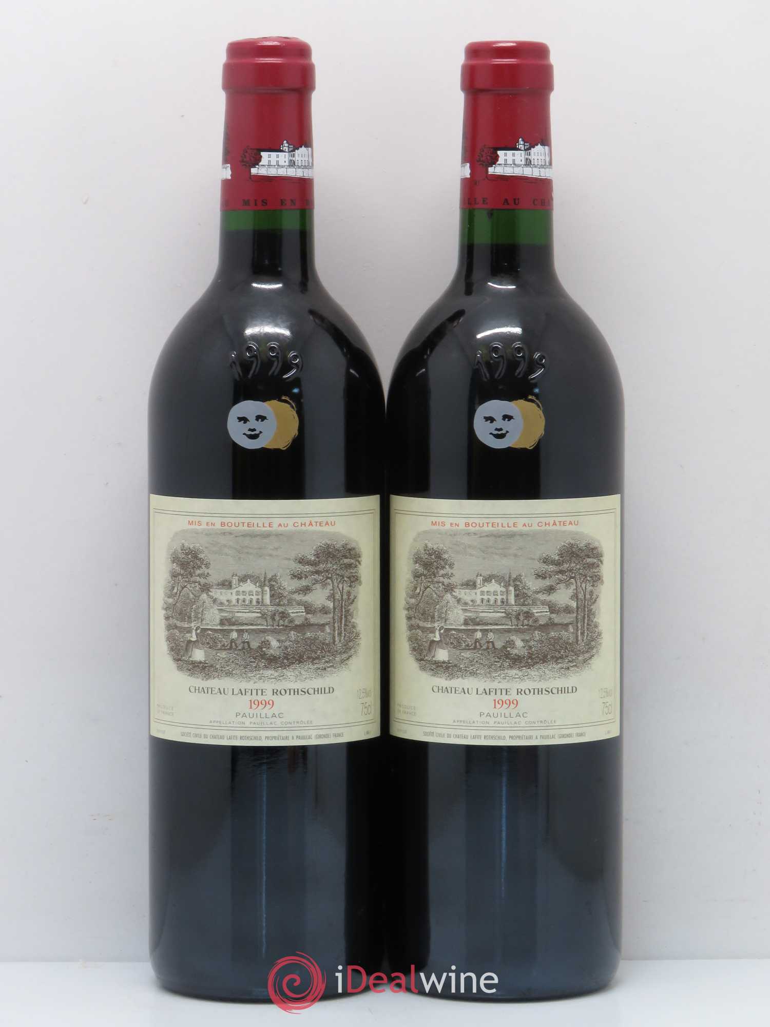 Château Lafite Rothschild 1er Grand Cru Classé 1999 - Lot de 2 bouteilles - 0