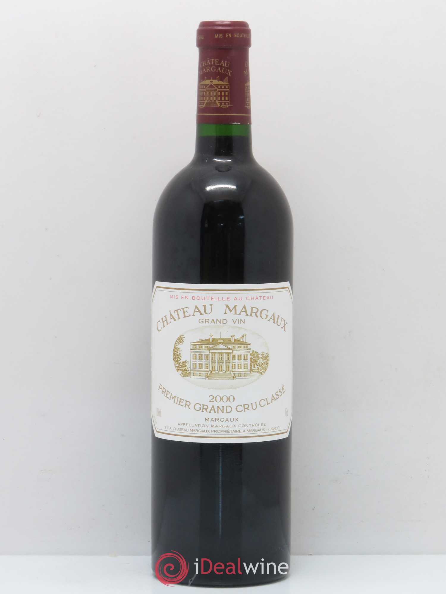 Château Margaux 1er Grand Cru Classé 2000 - Lot de 1 bouteille - 0