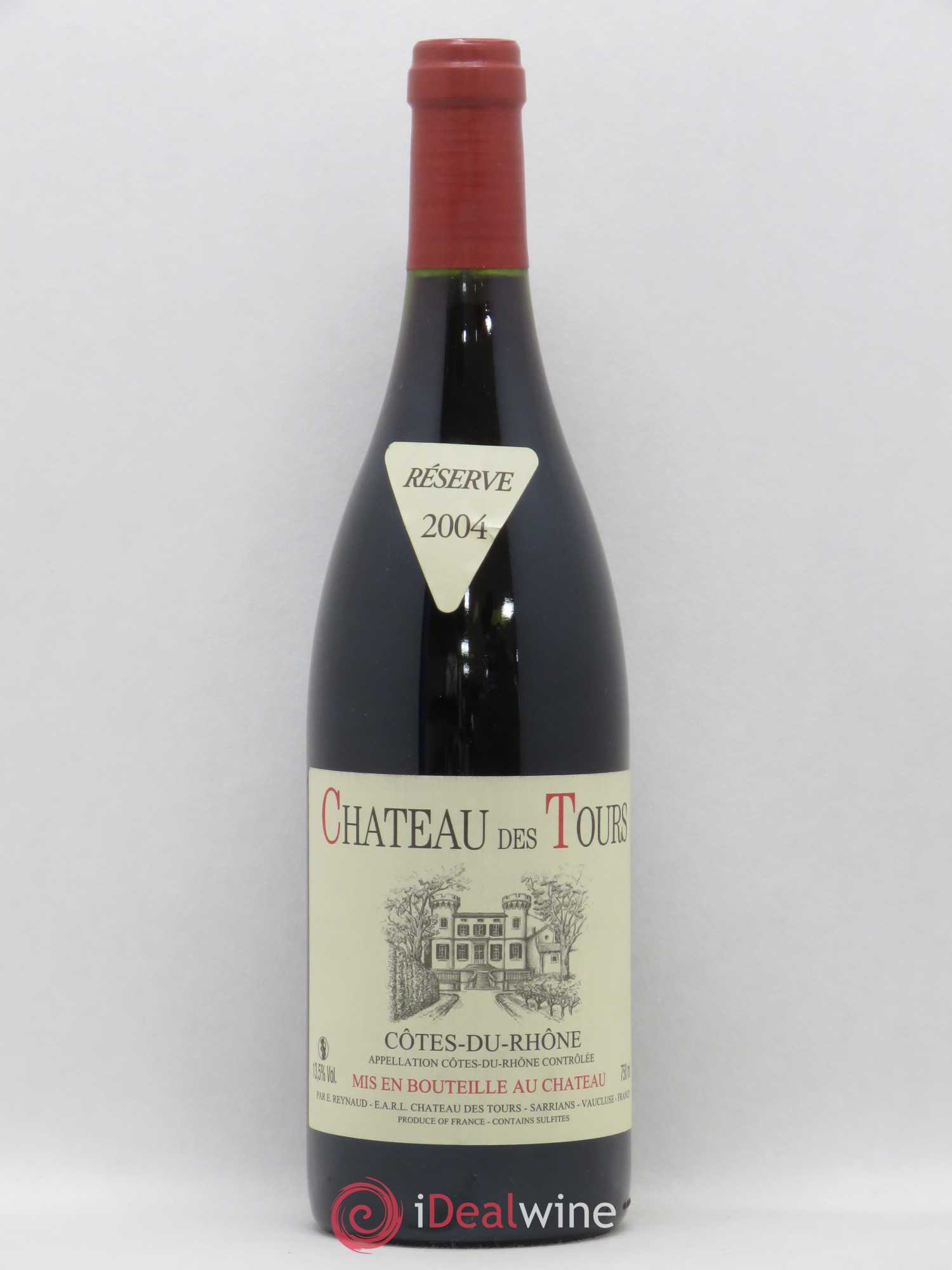 Côtes-du-Rhône Château des Tours Emmanuel Reynaud 2004 - Lot de 1 bouteille - 0