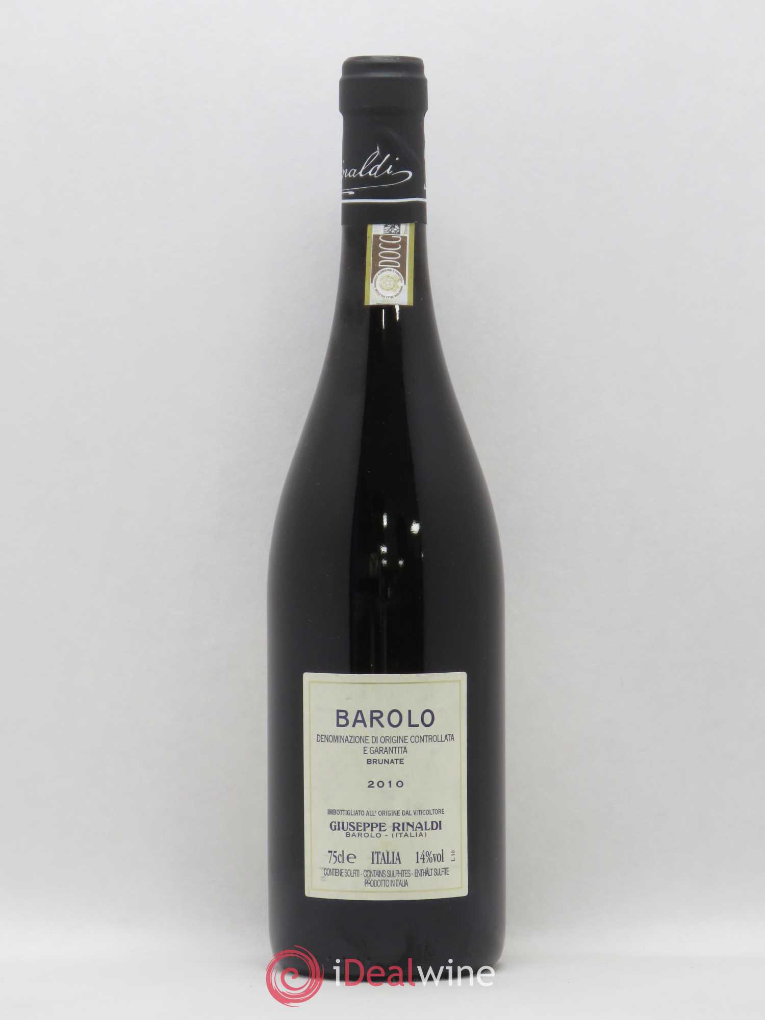 Barolo DOCG Brunate Giuseppe Rinaldi 2010 - Lot de 1 bouteille - 1