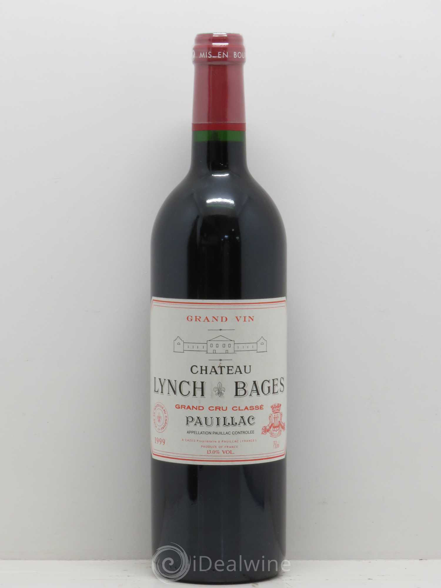 Château Lynch Bages 5ème Grand Cru Classé 1999 - Lot de 1 bouteille - 0