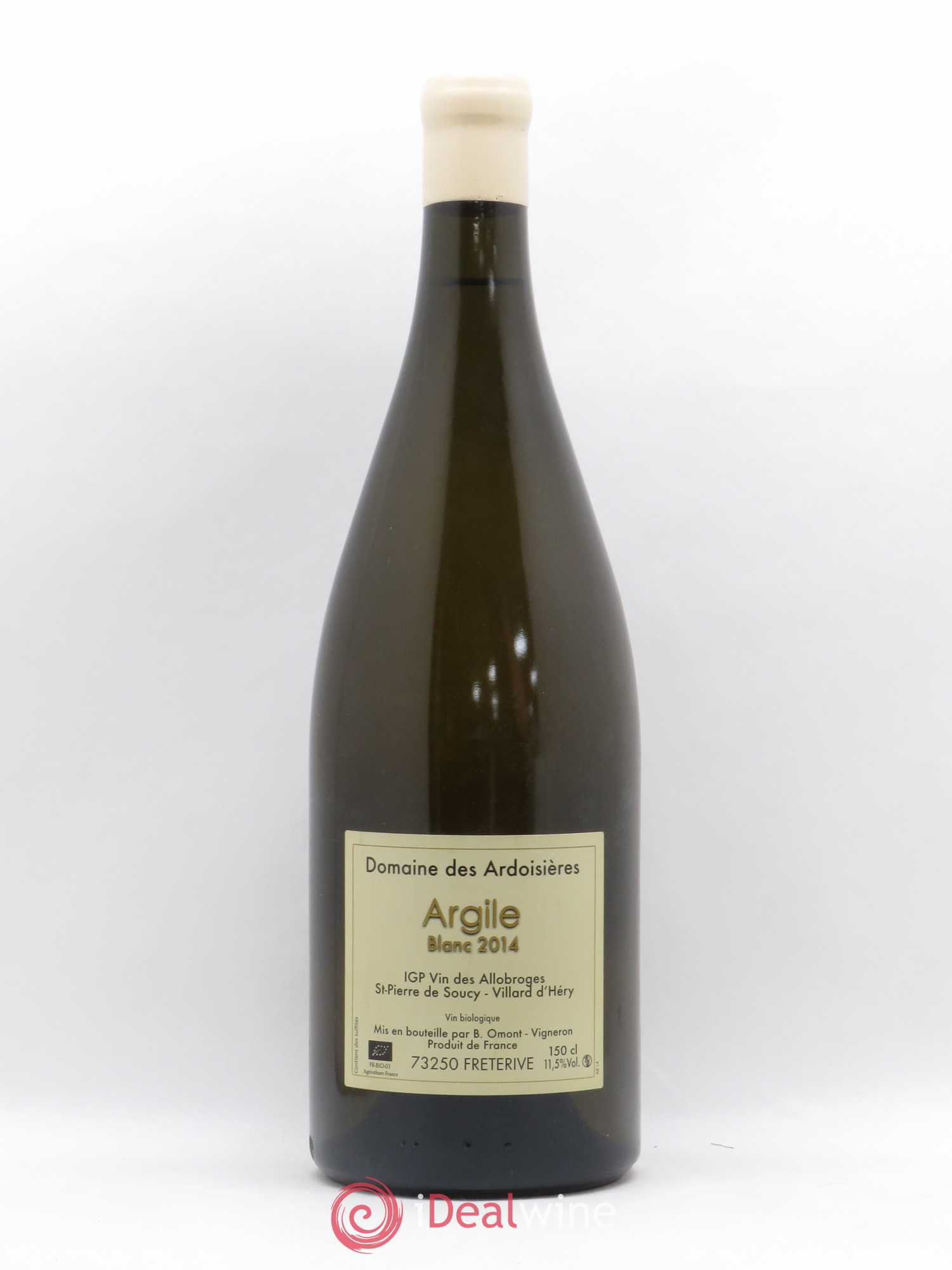 Vin des Allobroges Saint-Pierre-de-Soucy Argile Ardoisières (Domaine des) 2014 - Lot de 1 magnum - 0