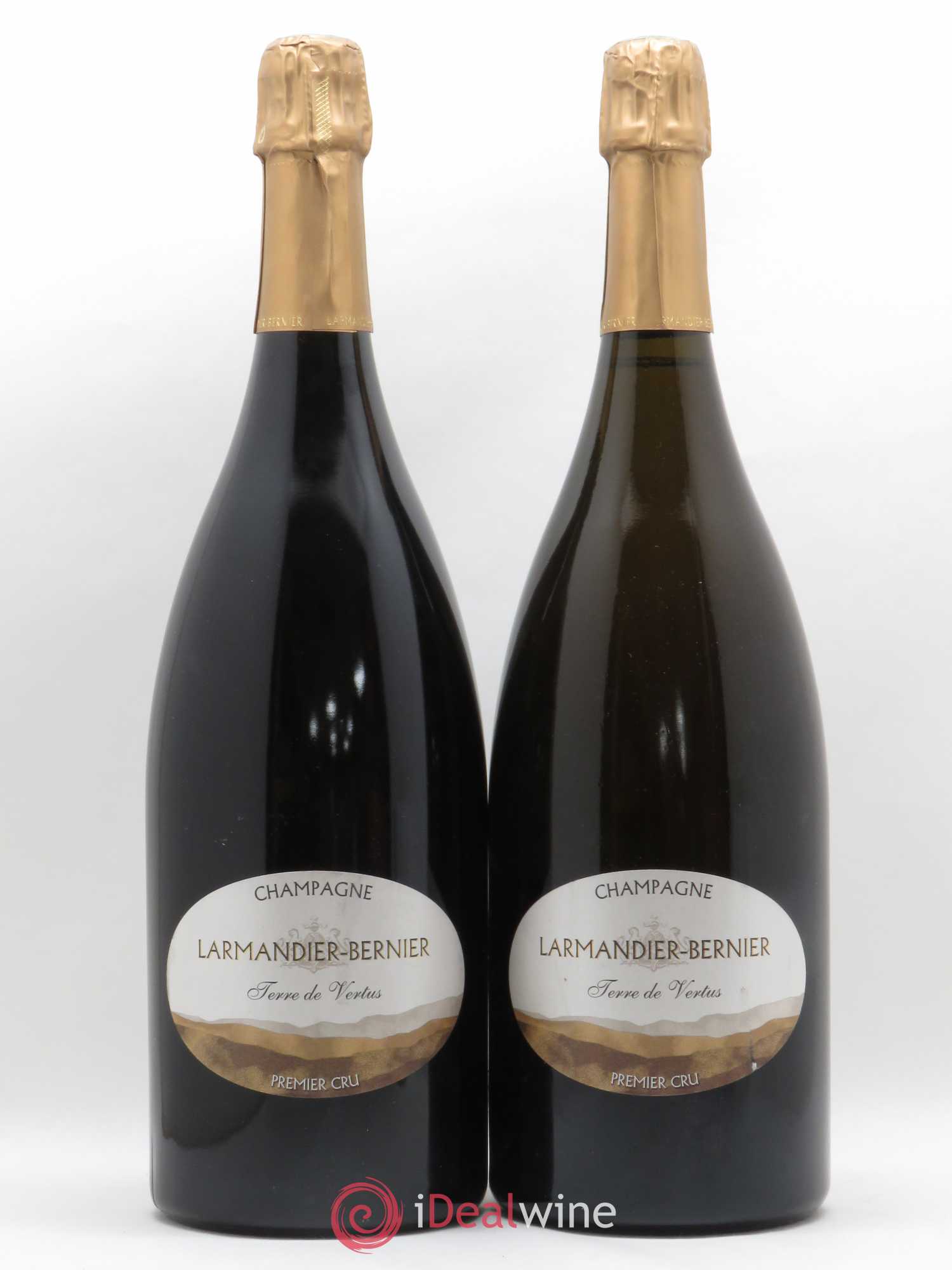 Terre de Vertus 1er Cru Non dosé Larmandier-Bernier 2008 - Lot de 2 magnums - 0