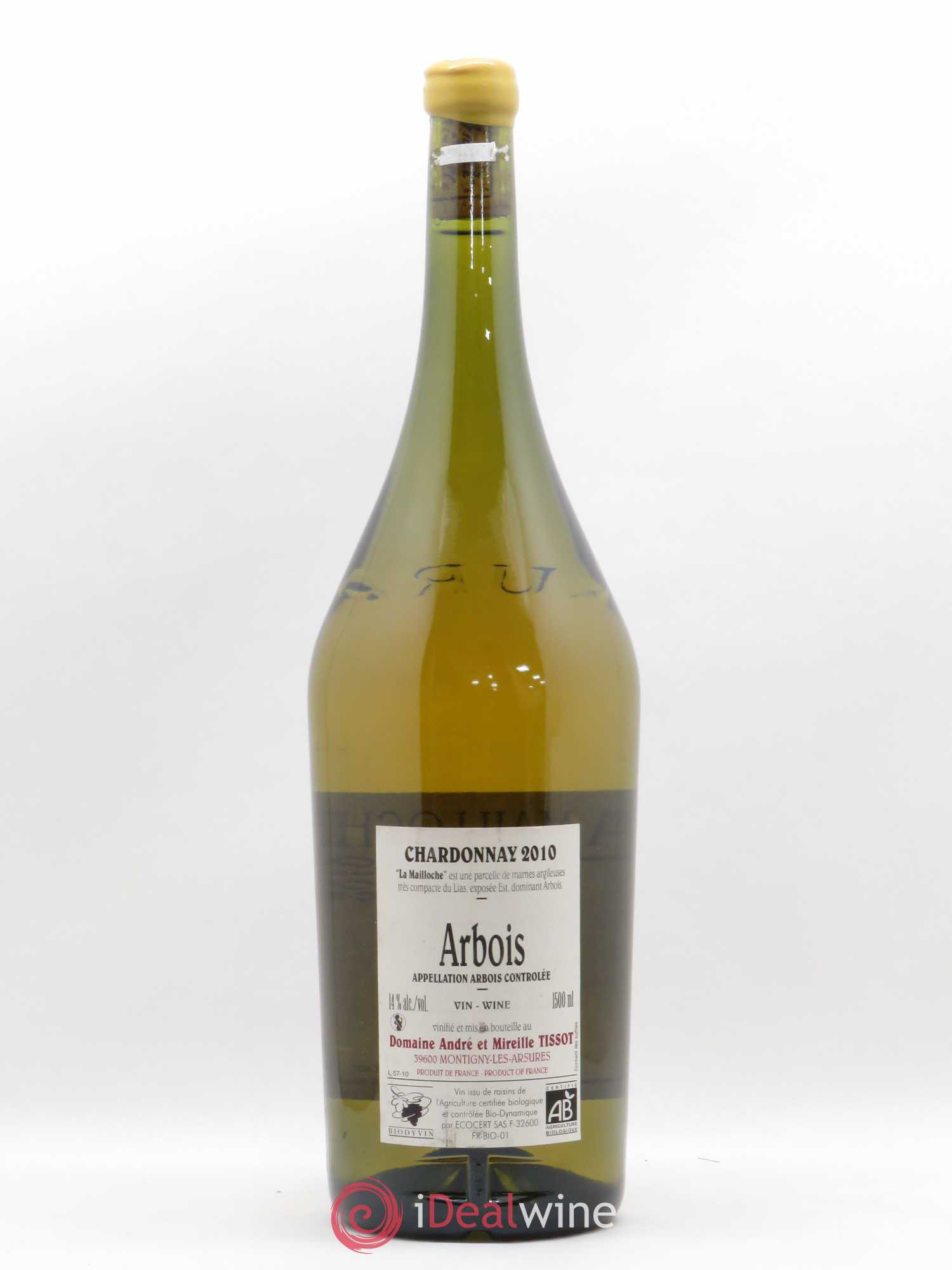 Arbois La Mailloche Bénédicte et Stéphane Tissot 2010 - Lot de 1 magnum - 1