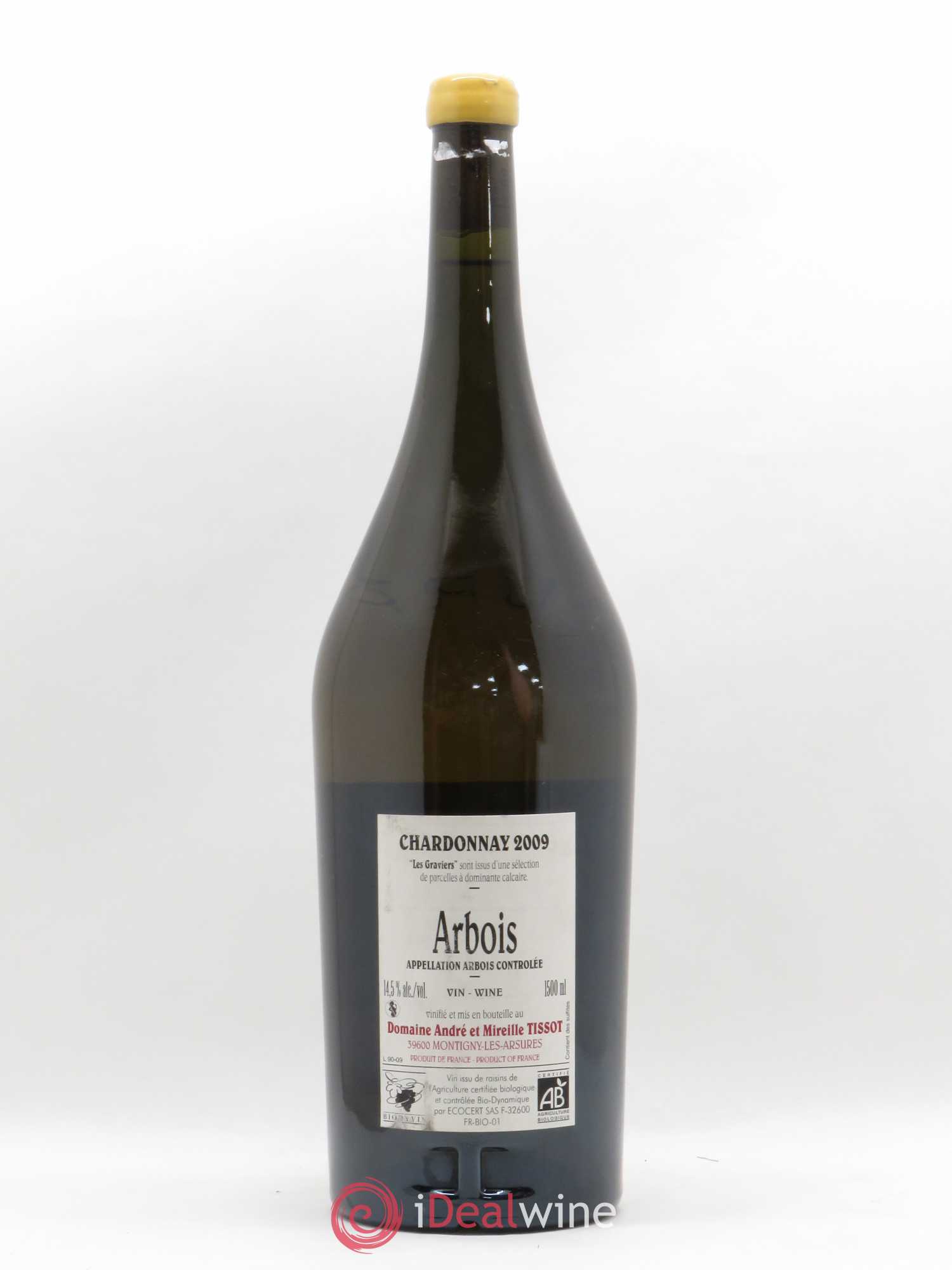 Arbois Chardonnay Les Graviers Bénédicte et Stéphane Tissot 2009 - Lot de 1 magnum - 1