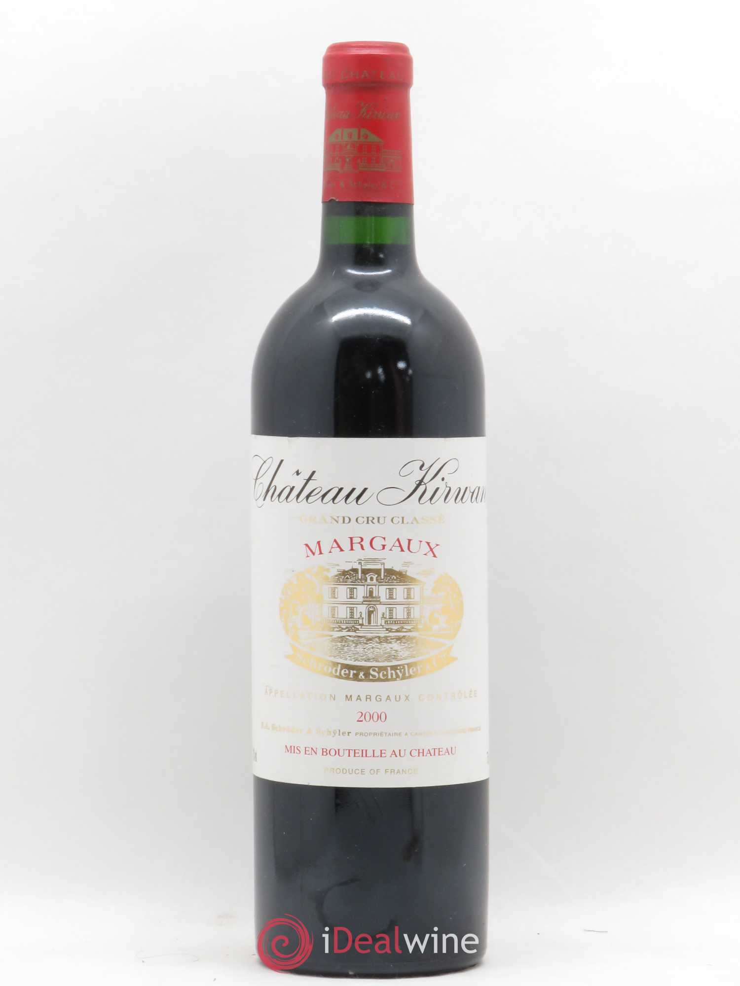 Château Kirwan 3ème Grand Cru Classé 2000 - Lot de 1 bouteille - 0
