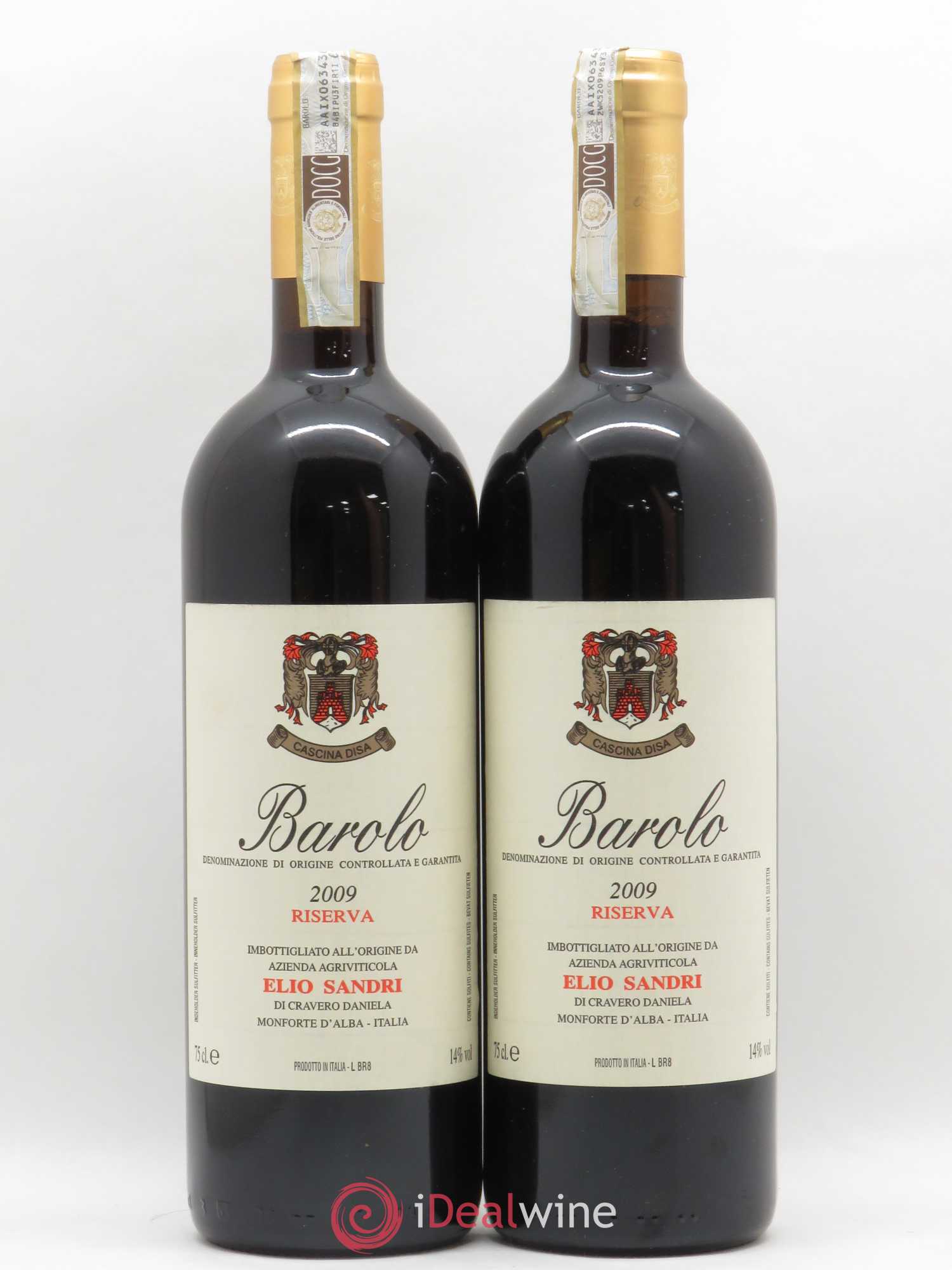 Barolo Riserva Elio Sandri 2009 - Posten von 2 Flaschen - 0