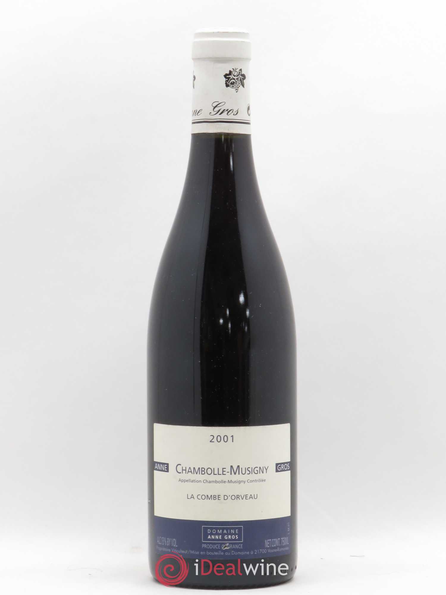 Chambolle-Musigny La Combe d'Orveau Anne Gros 2001 - Lot de 1 bouteille - 0