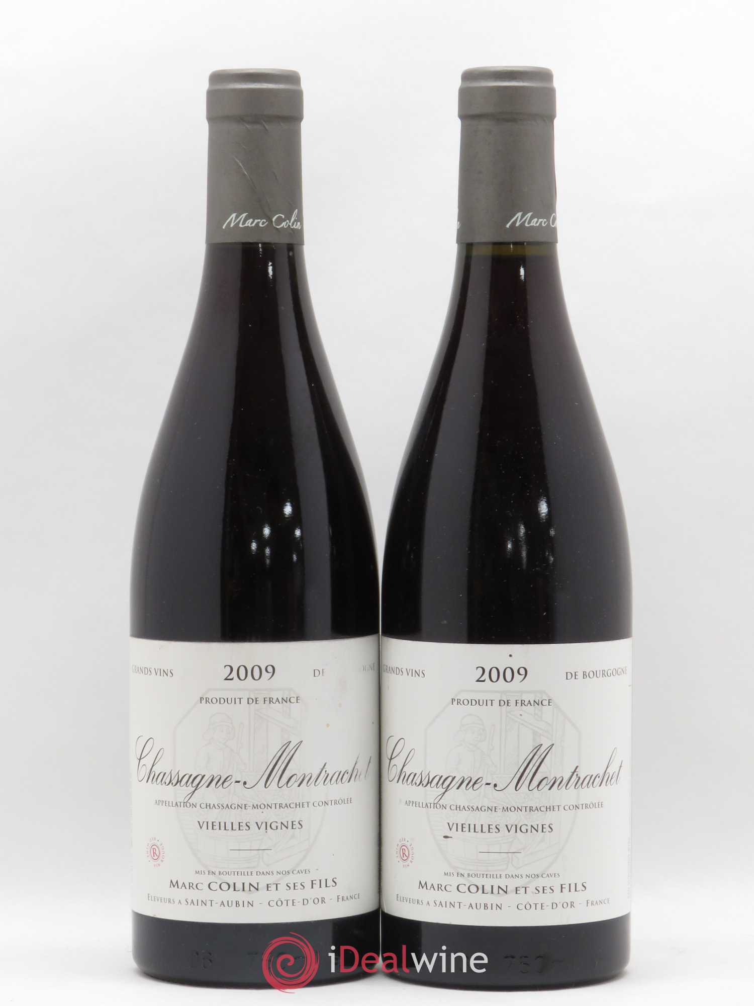 Chassagne-Montrachet Vieilles Vignes Marc Colin & Fils 2009 - Lot de 2 bouteilles - 0