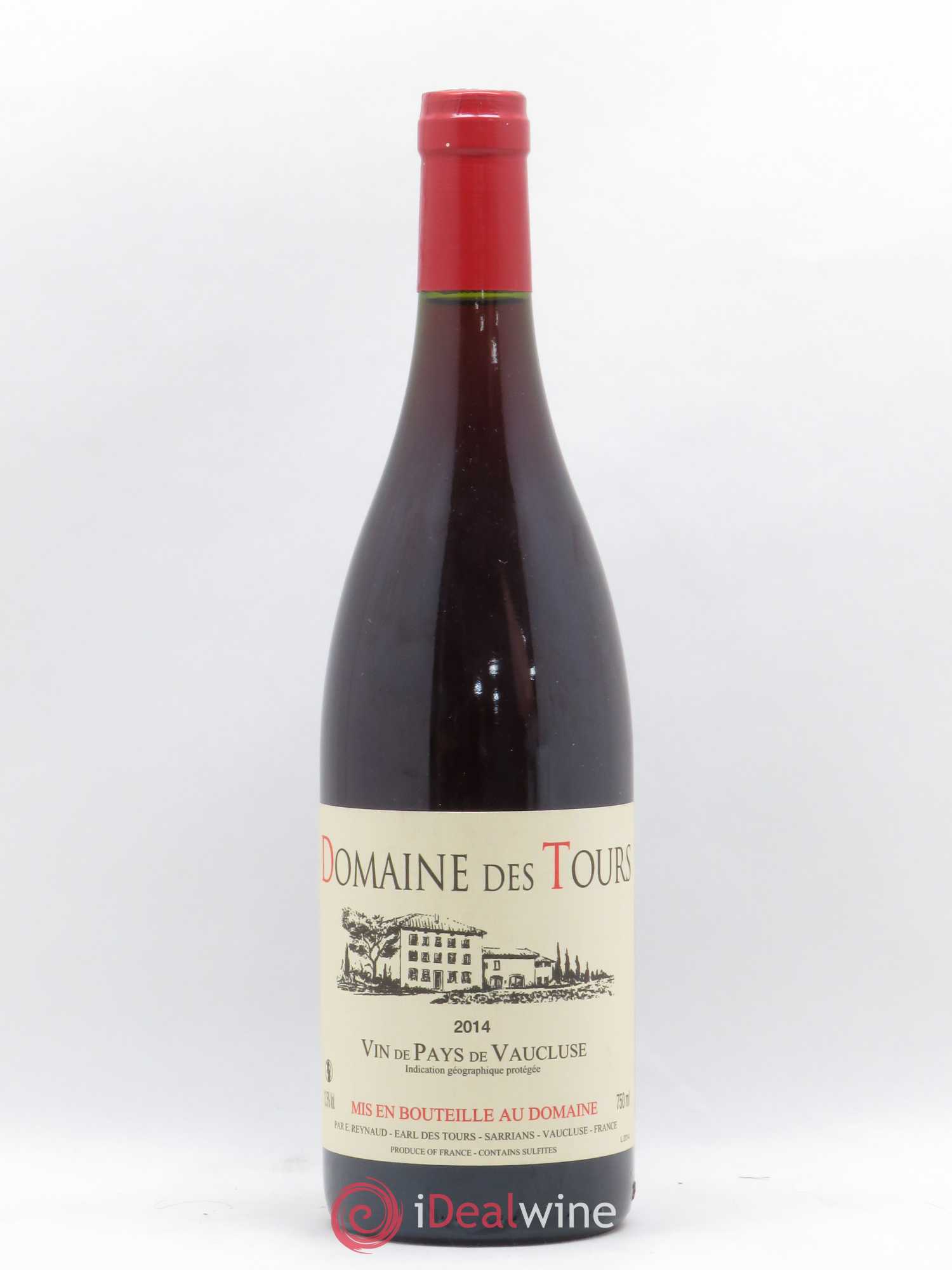 Vaucluse (Vin de Pays de Vaucluse) Domaine des Tours Emmanuel Reynaud 2014 - Lot de 1 bouteille - 0