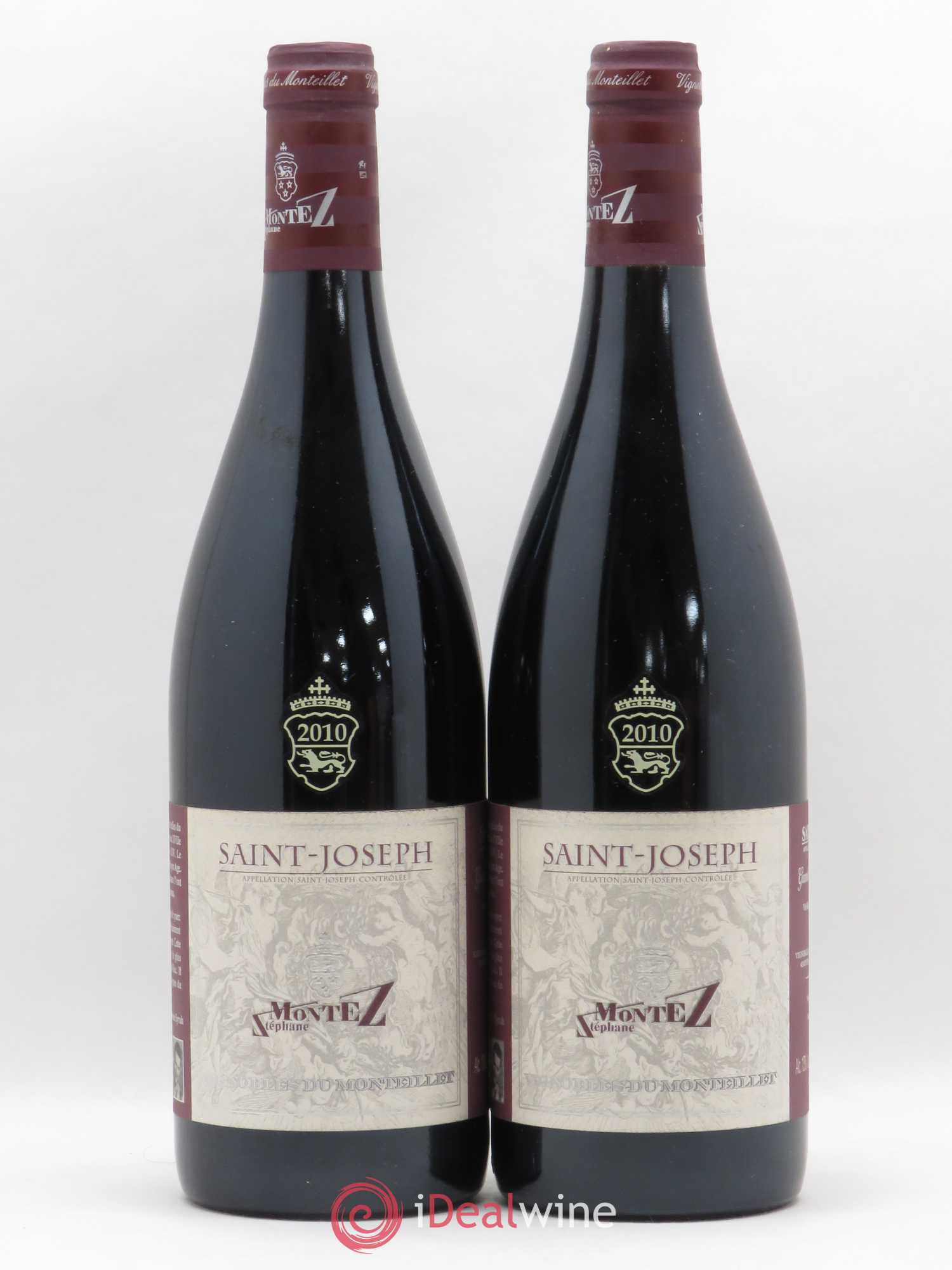 Saint-Joseph Monteillet (Domaine du) - Stéphane Montez 2010 - Lot de 2 bouteilles - 0