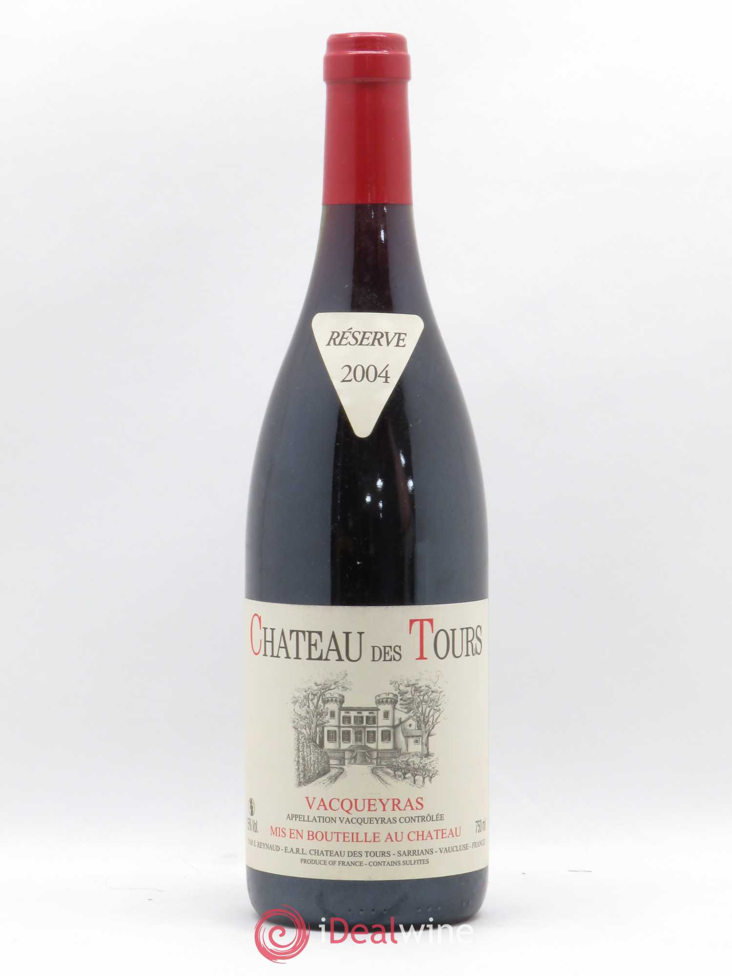 Vacqueyras Château des Tours Emmanuel Reynaud 2004 - Lot de 1 bouteille - 0