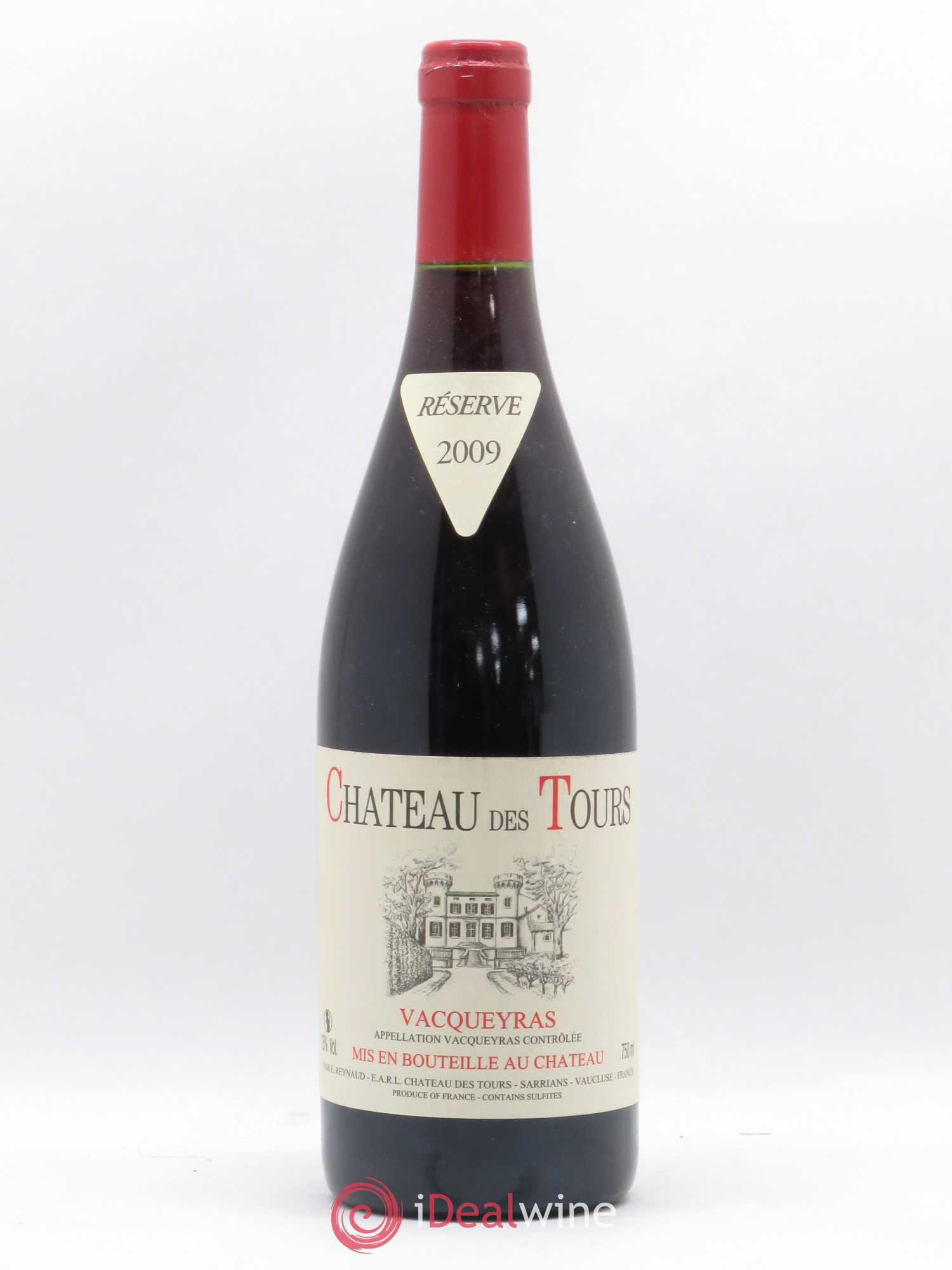 Vacqueyras Château des Tours Emmanuel Reynaud 2009 - Lot de 1 bouteille - 0