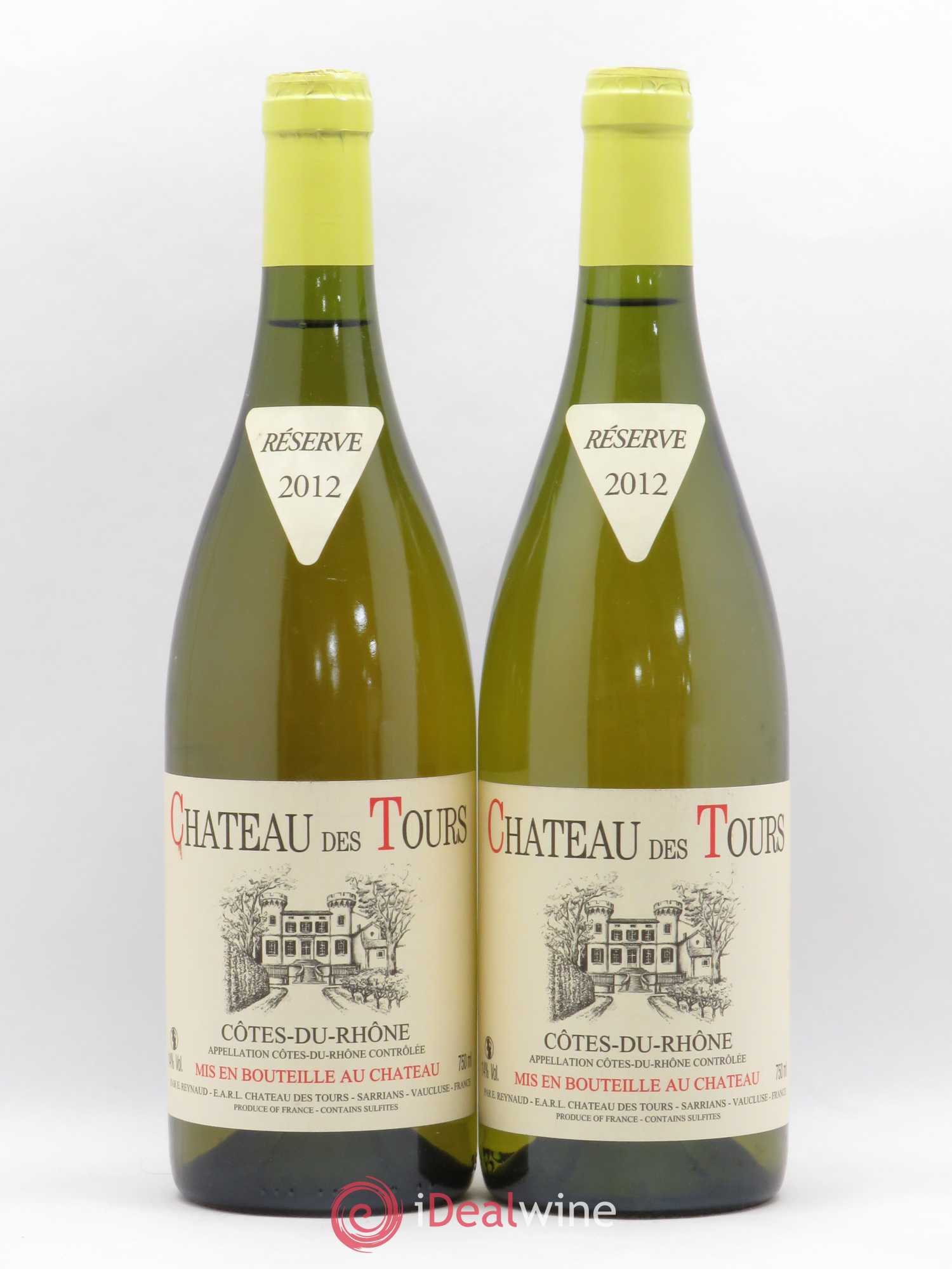 Côtes-du-Rhône Château des Tours Emmanuel Reynaud 2012 - Lot de 2 bouteilles - 0