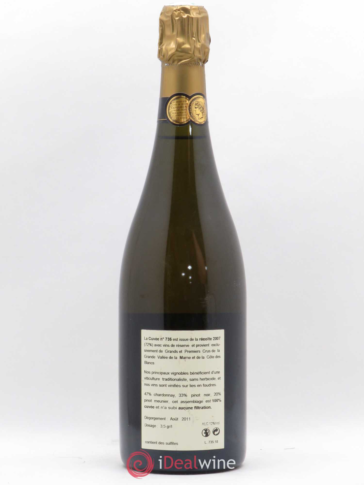 Cuvée 735 Jacquesson - Lot de 1 bouteille - 1