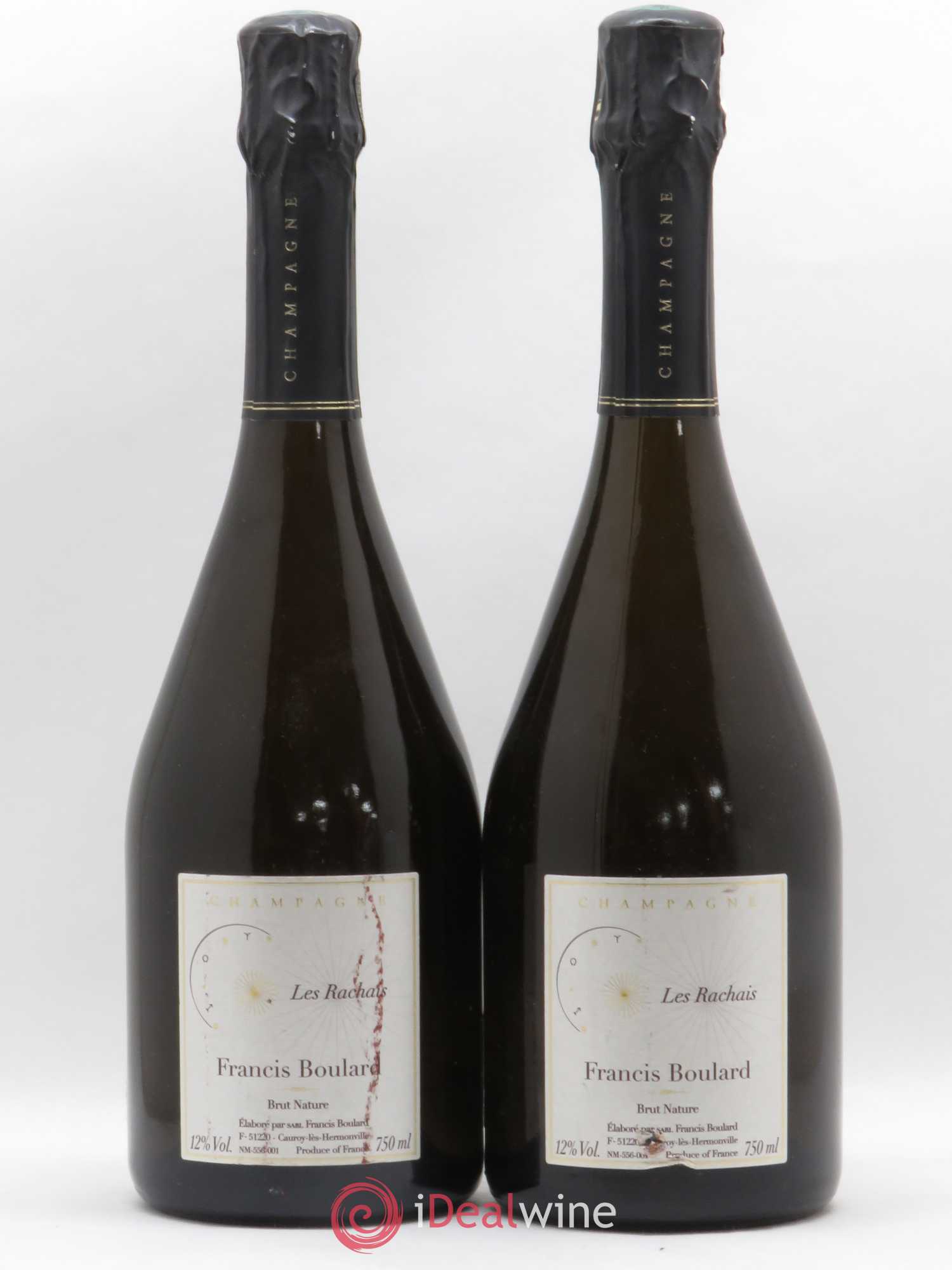 Les Rachais Francis Boulard Brut Nature 2005 - Lot de 2 bouteilles - 0