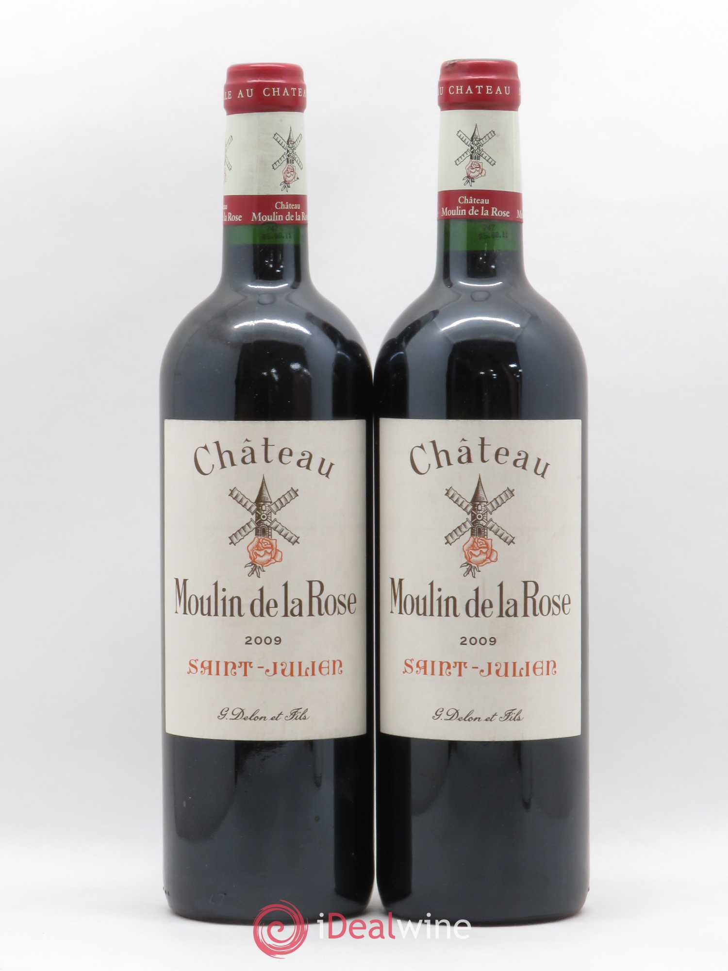 Château Moulin de la Rose Cru Bourgeois 2009 - Lot de 2 bouteilles - 0