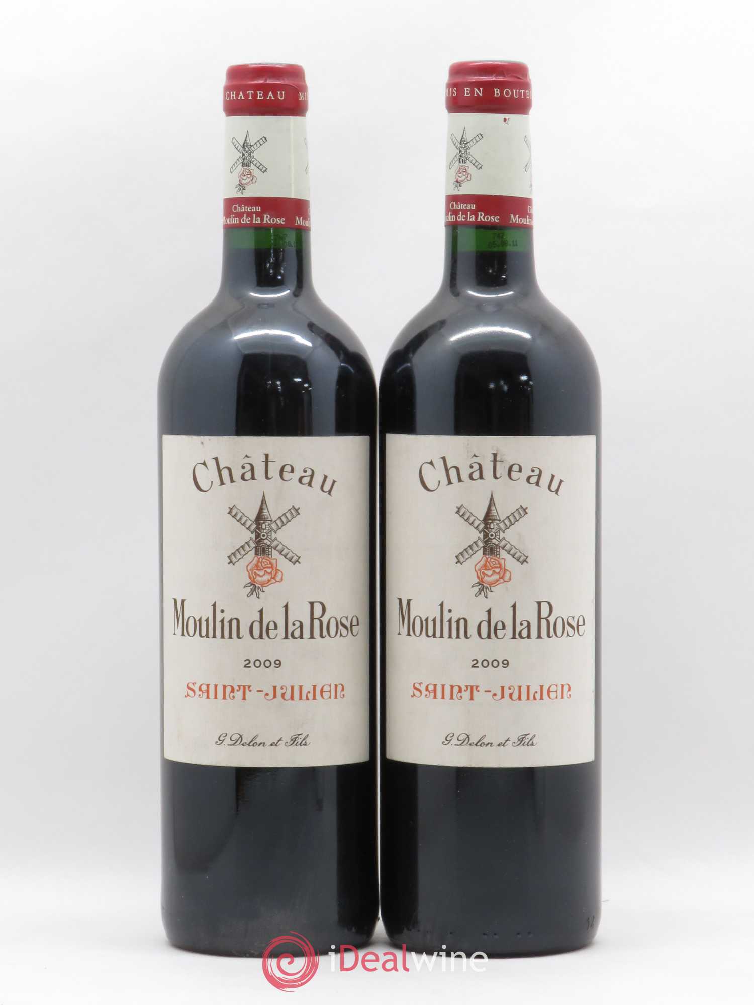 Château Moulin de la Rose Cru Bourgeois 2009 - Lot de 2 bouteilles - 0