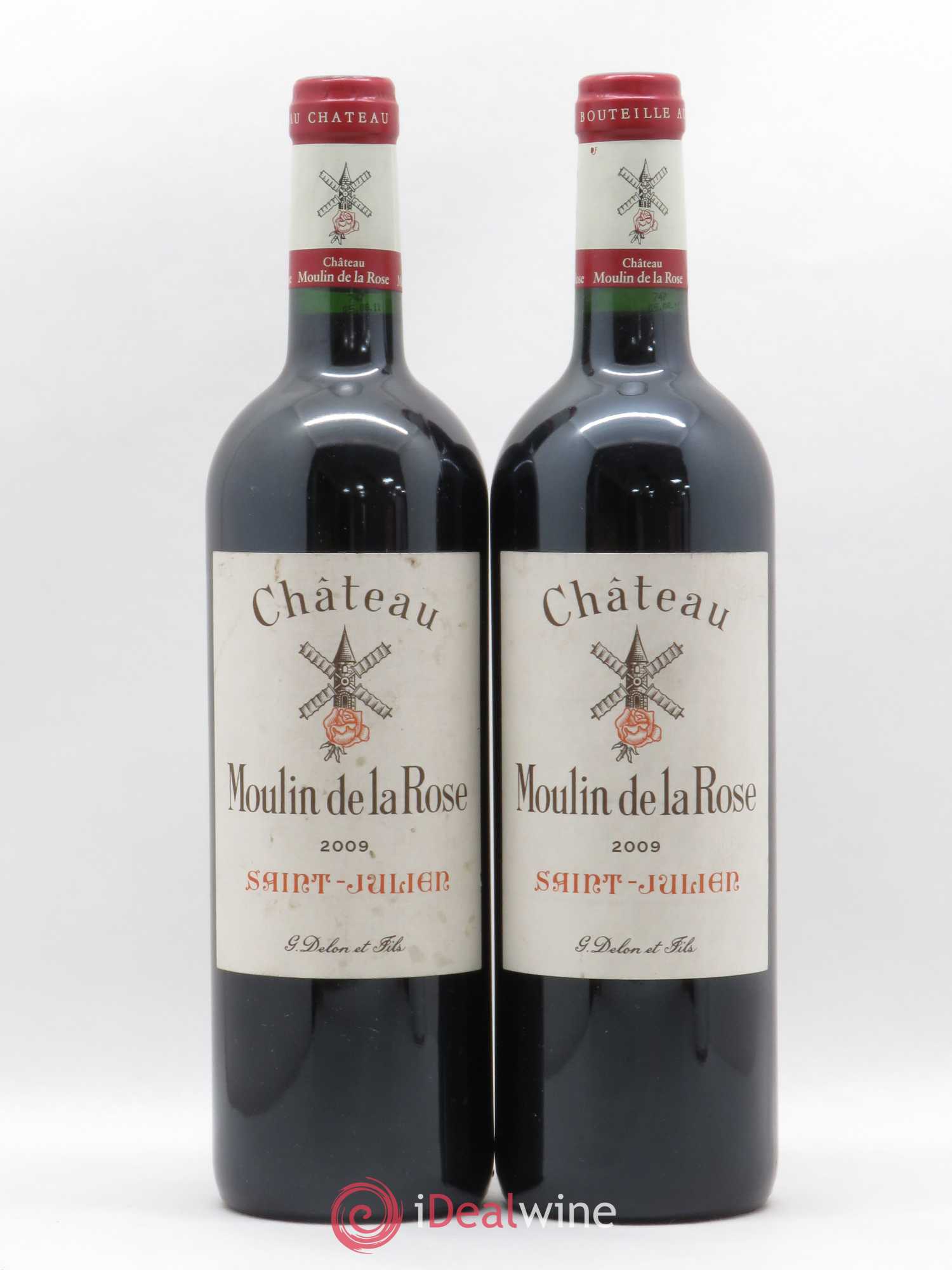 Château Moulin de la Rose Cru Bourgeois 2009 - Lot de 2 bouteilles - 0