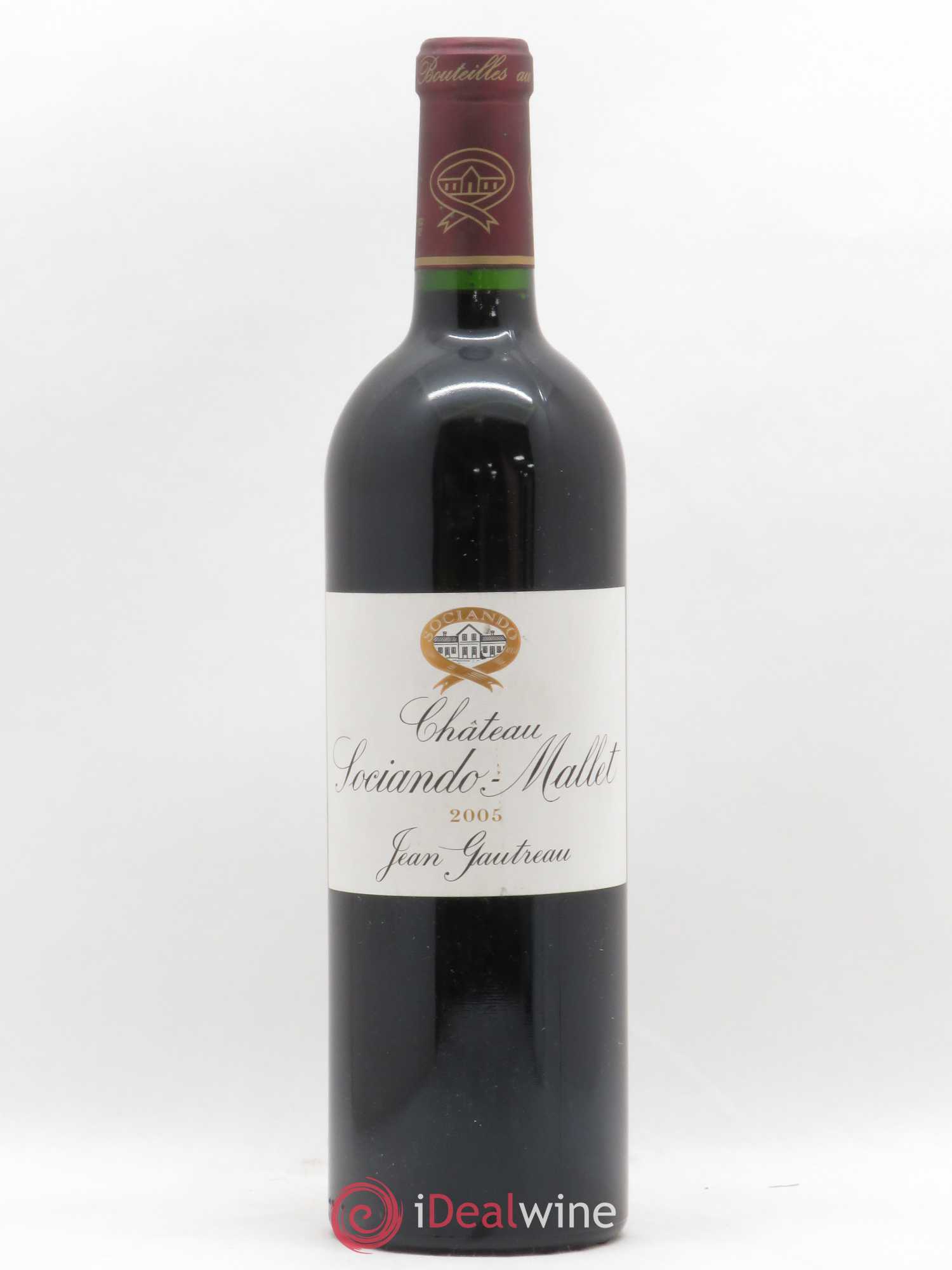 Château Sociando Mallet 2005 - Lot de 1 bouteille - 0