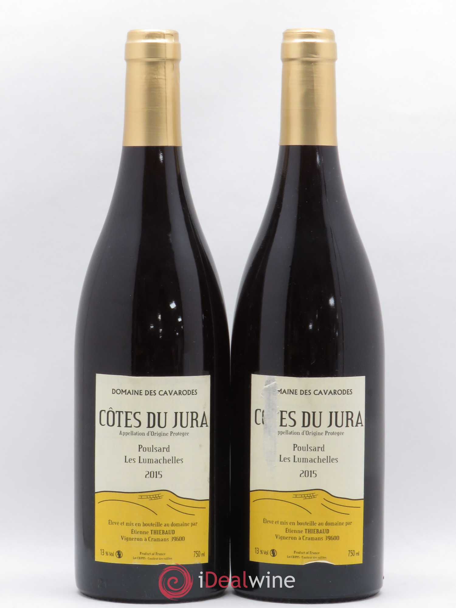 Côtes du Jura Les Lumachelles Poulsard Domaine des Cavarodes 2015 - Posten von 2 Flaschen - 0