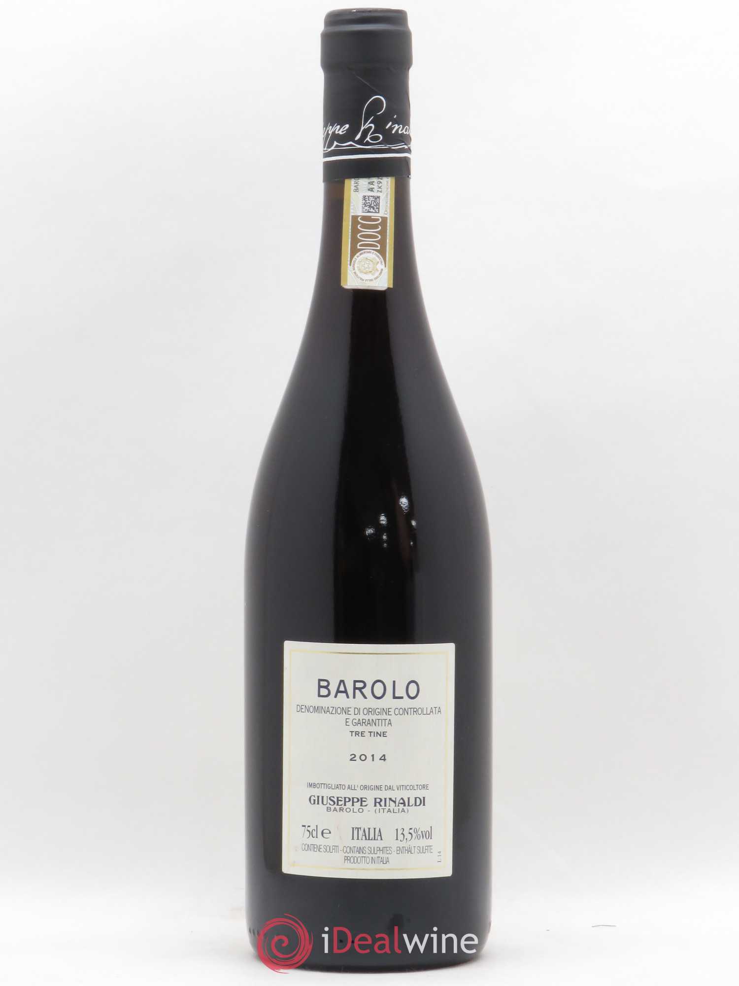Barolo DOCG Tre Tine Giuseppe Rinaldi 2014 - Posten von 1 Flasche - 1