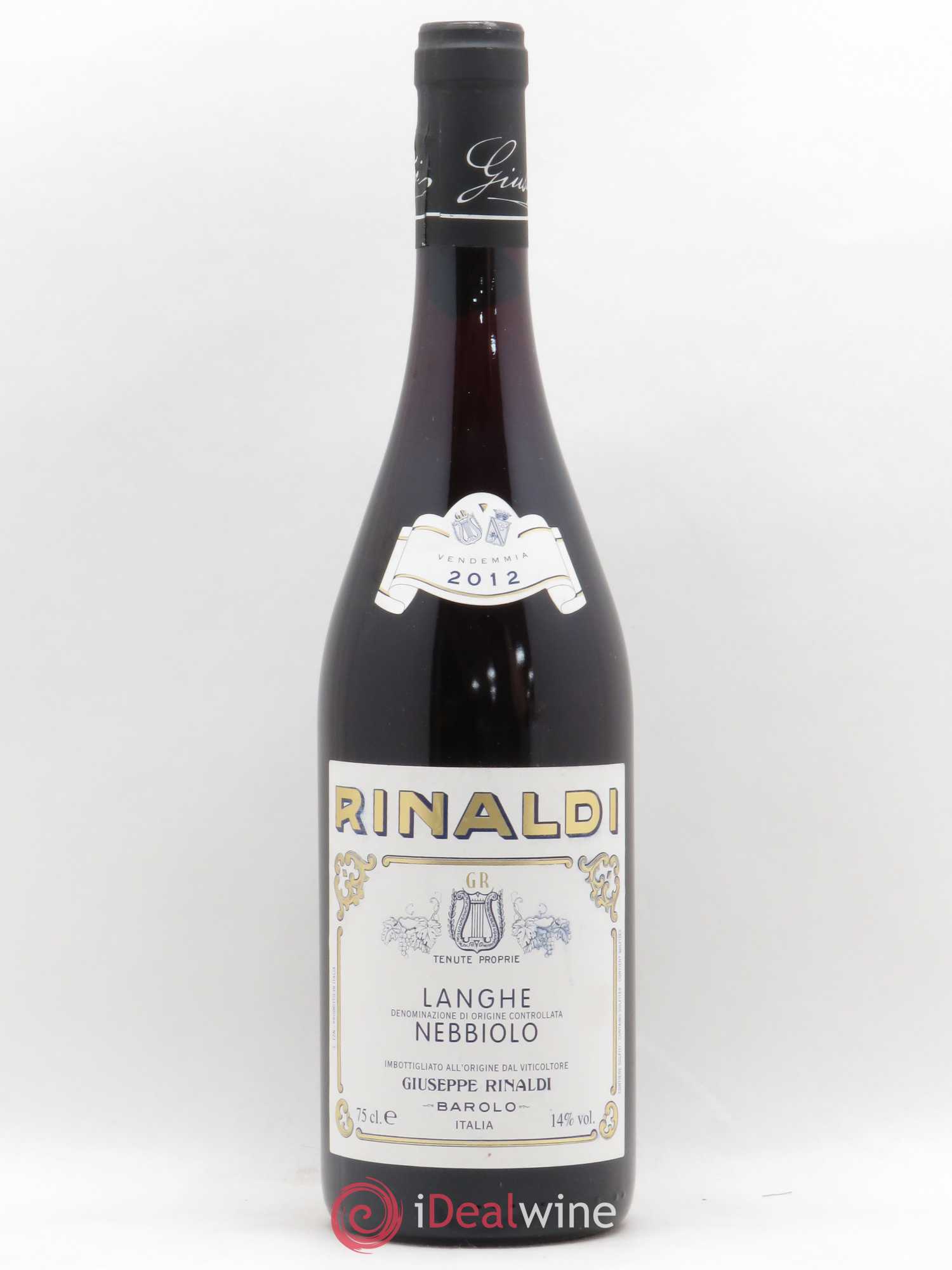 Langhe DOC Nebbiolo Giuseppe Rinaldi 2012 - Posten von 1 Flasche - 0