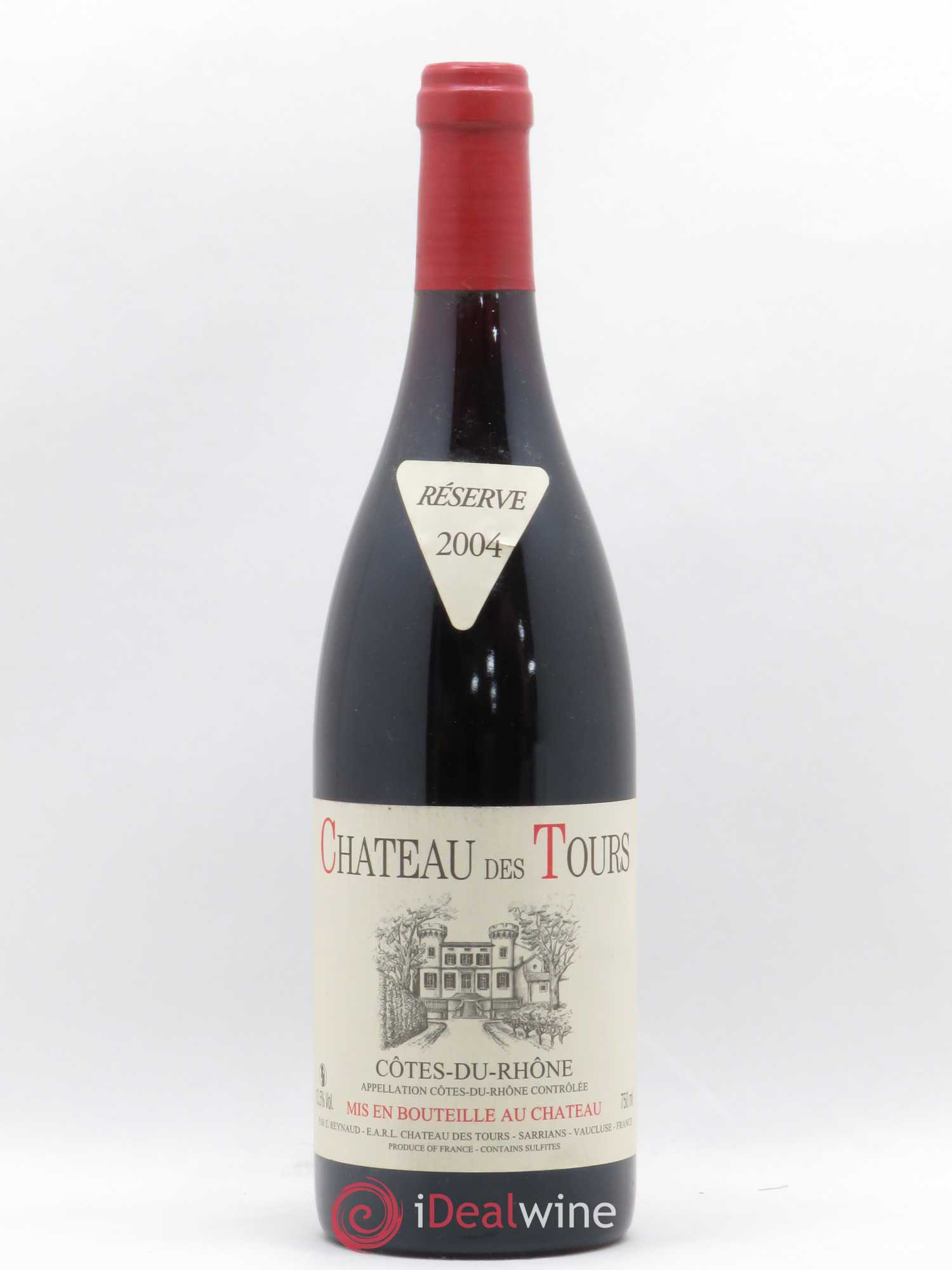 Côtes-du-Rhône Château des Tours Emmanuel Reynaud 2004 - Lot de 1 bouteille - 0