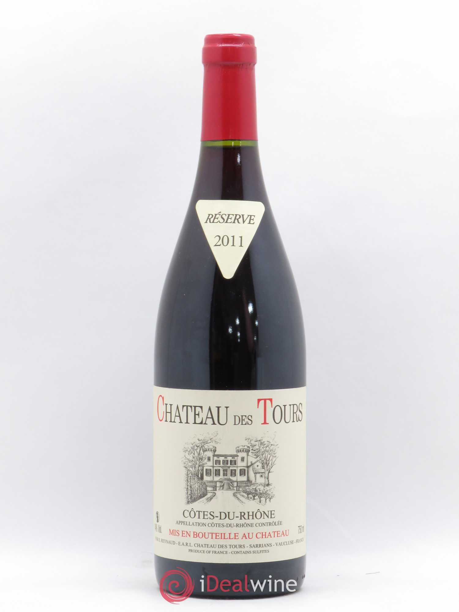 Côtes-du-Rhône Château des Tours Emmanuel Reynaud 2011 - Lot de 1 bouteille - 0