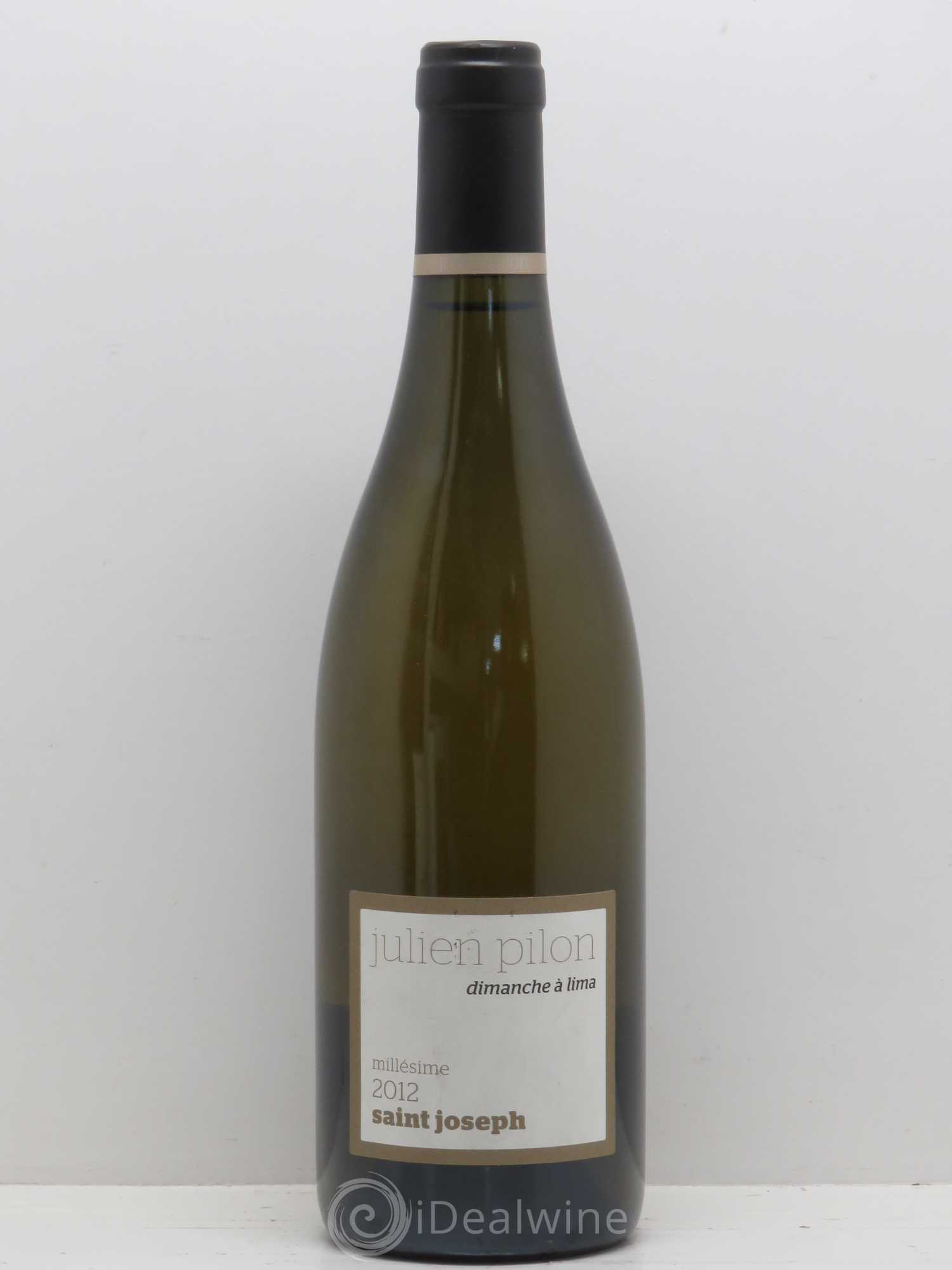 Saint-Joseph Julien Pilon Un Dimanche À Lima 2012 - Posten von 1 Flasche - 0