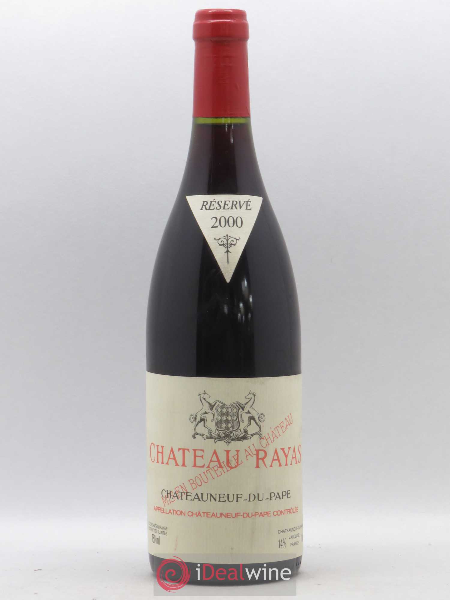 Châteauneuf-du-Pape Château Rayas Emmanuel Reynaud 2000 - Lot de 1 bouteille - 0