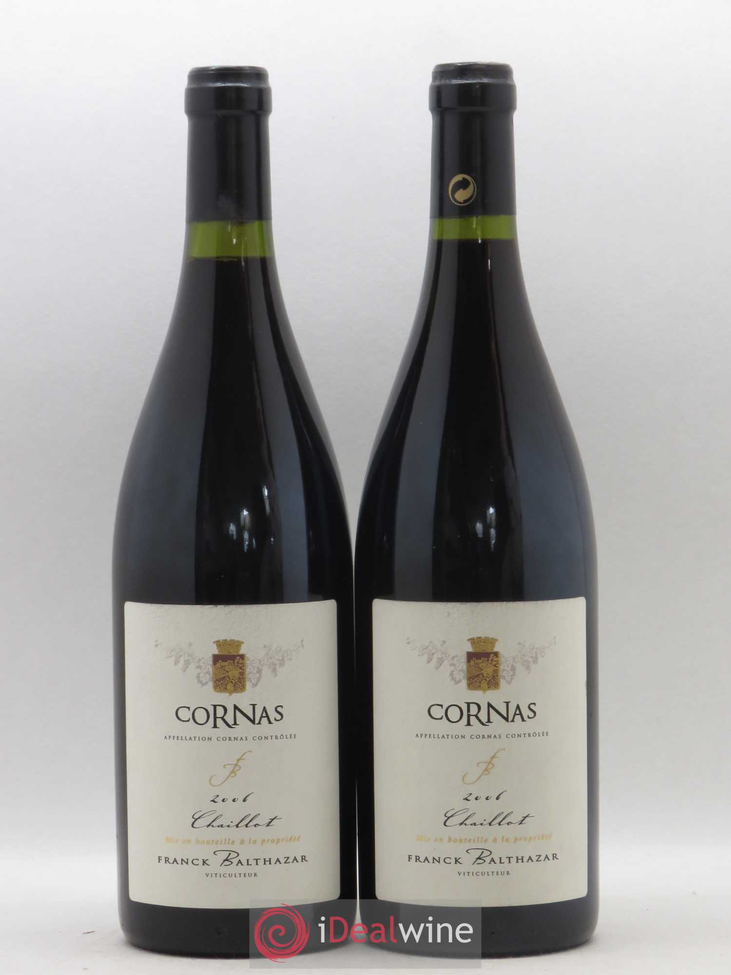 Cornas Chaillot Franck Balthazar (Domaine) 2006 - Lot de 2 bouteilles - 0