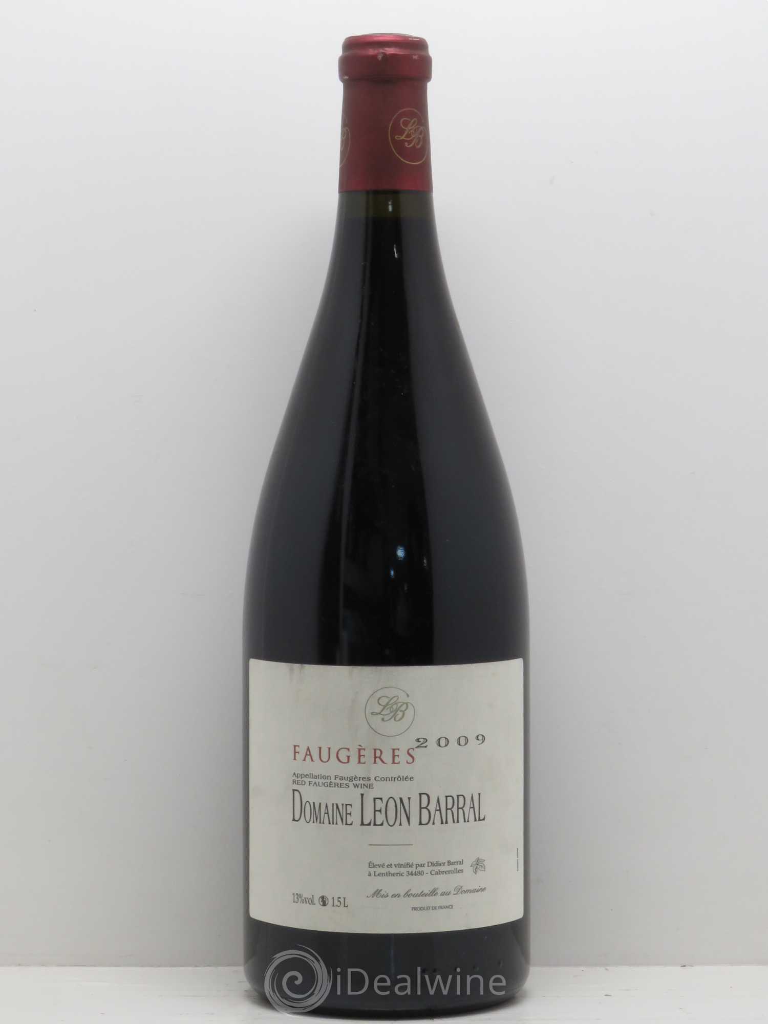 Faugères Domaine Léon Barral 2009 - Lot de 1 magnum - 0