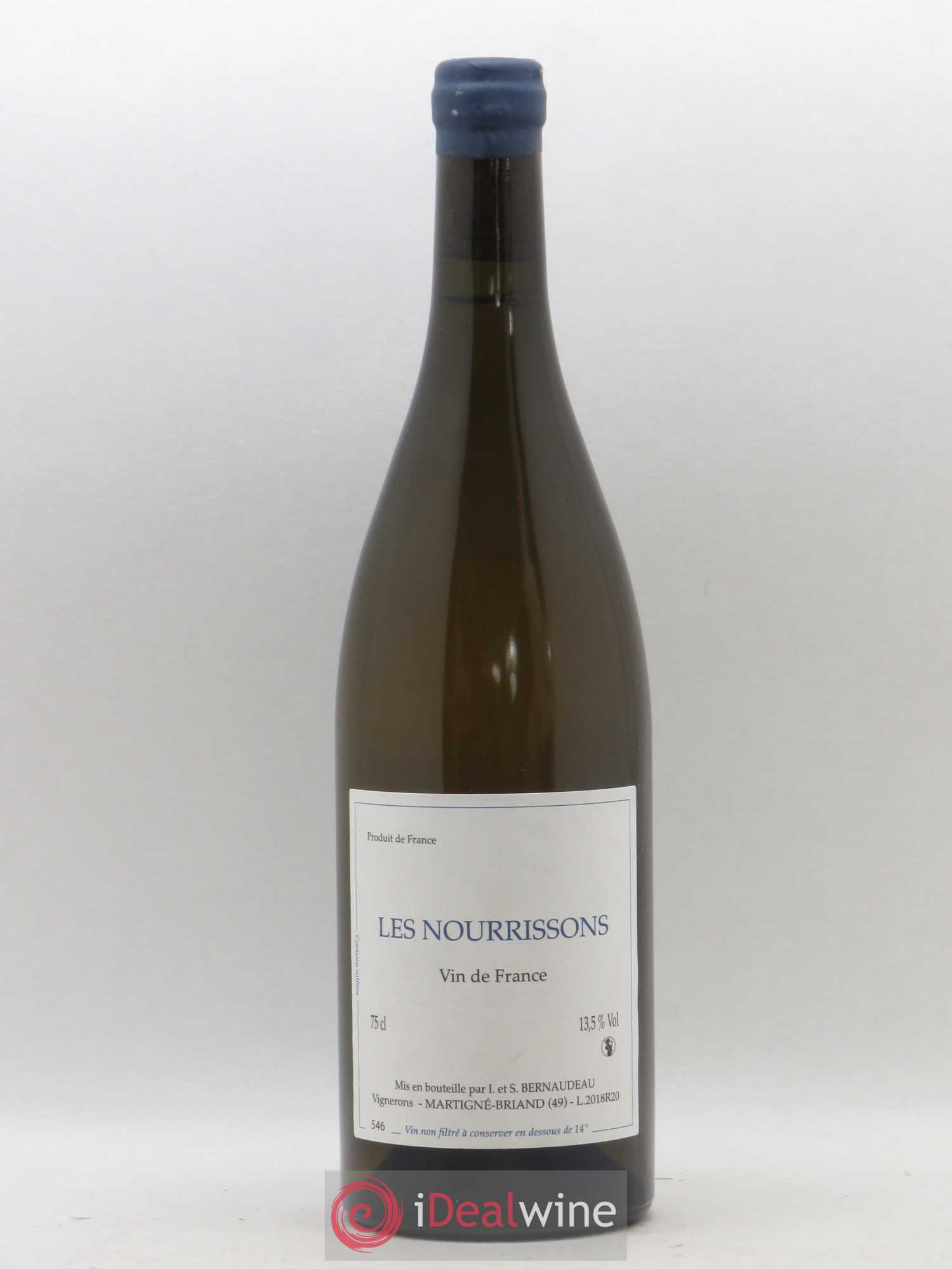 Vin de France Les Nourrissons Stéphane Bernaudeau 2018 - Lot de 1 bouteille - 0