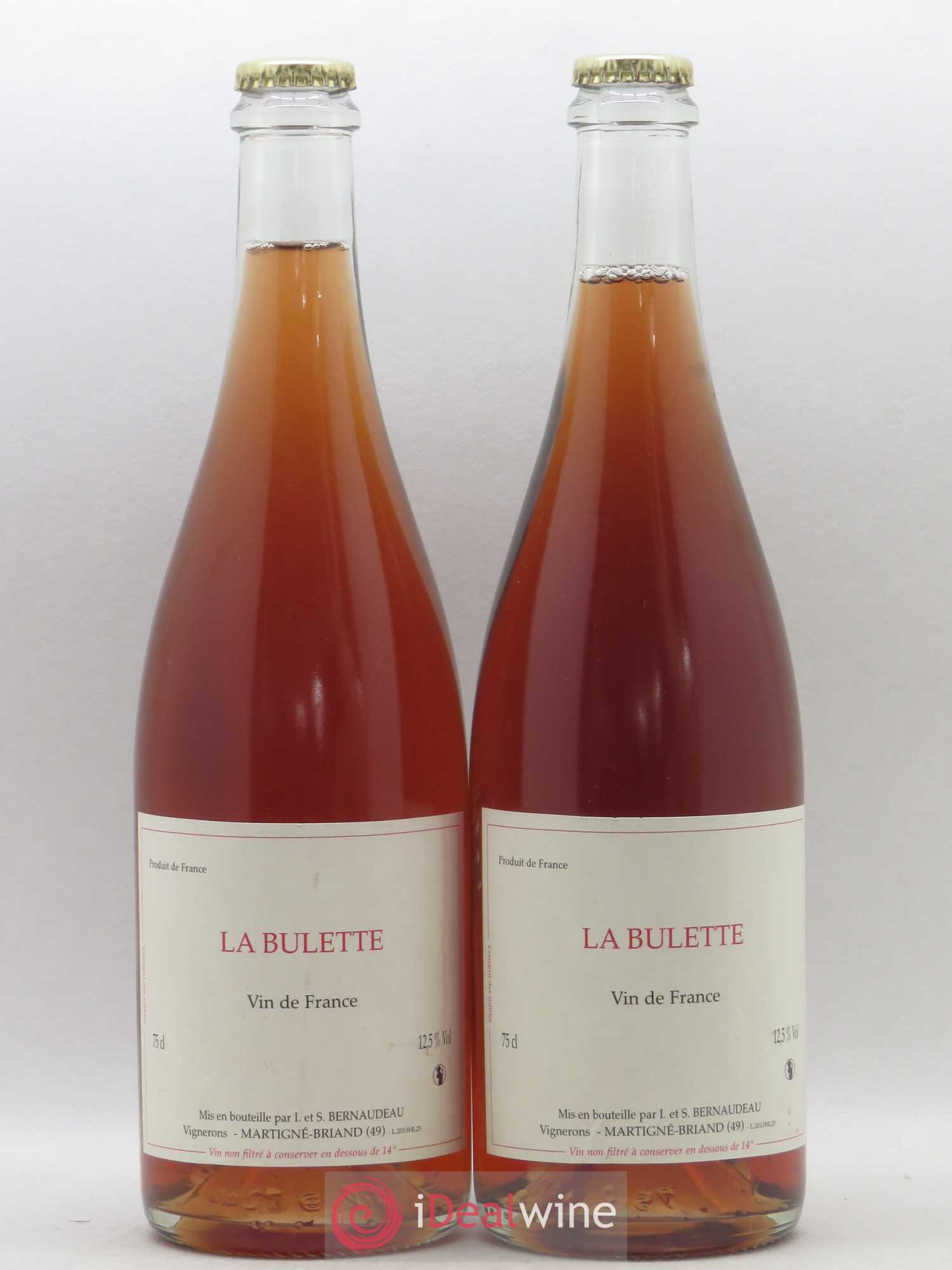 Vin de France La Bulette Stéphane Bernaudeau 2013 - Posten von 2 Flaschen - 0