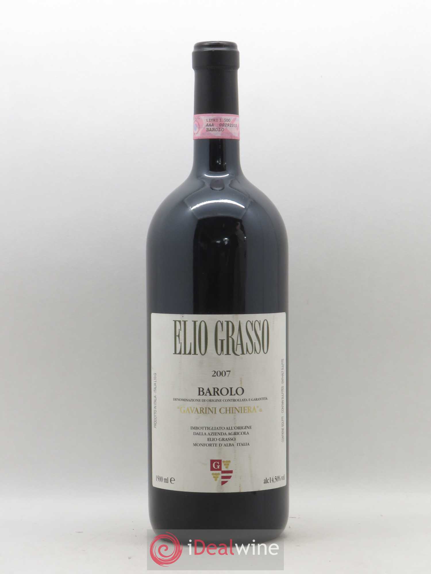 Barolo Gavarini Vigna Chiniera Domaine Elio Grasso 2007 - Posten von 1 Magnum - 0