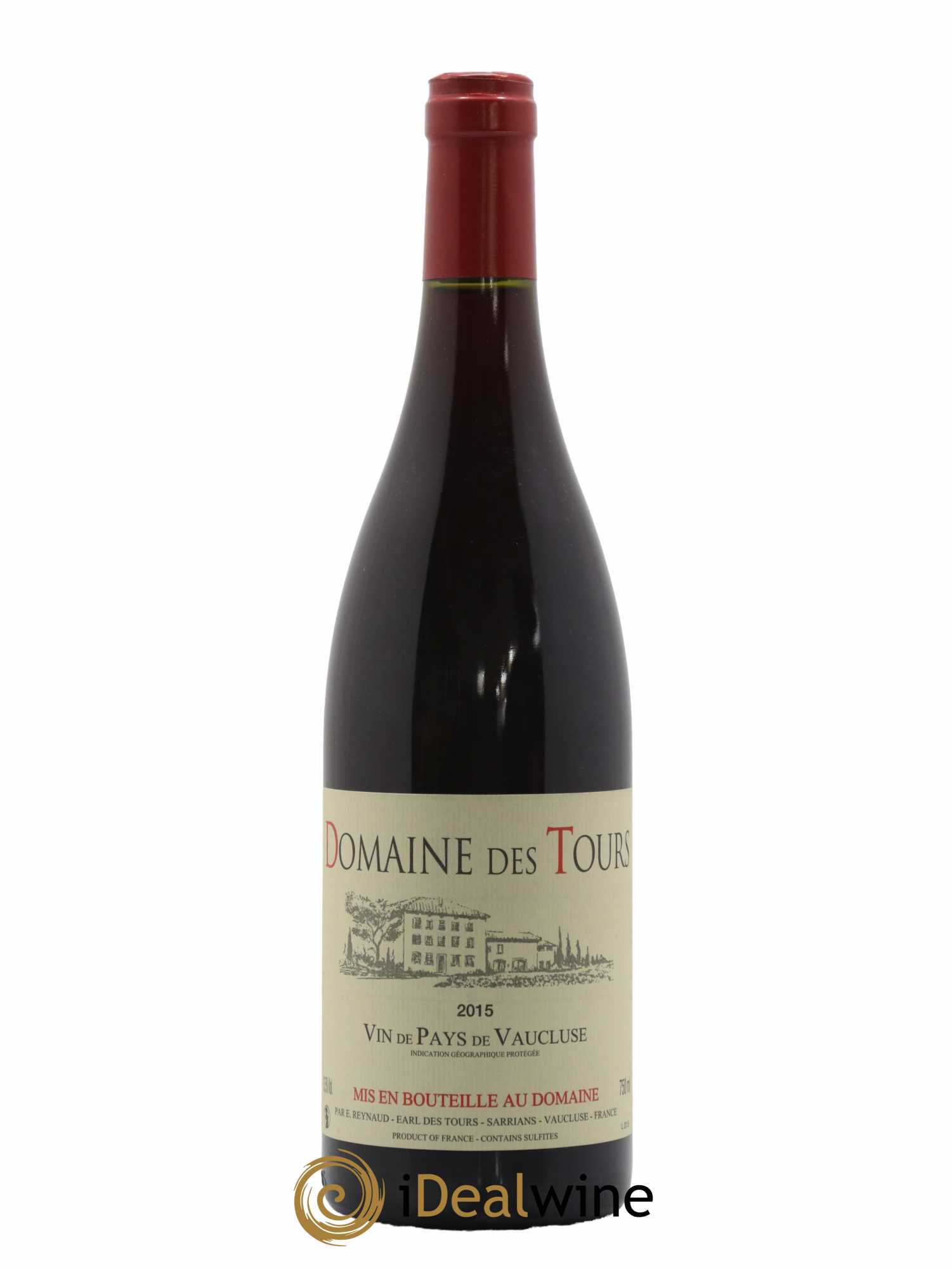 Vaucluse (Vin de Pays de Vaucluse) Domaine des Tours Emmanuel Reynaud 2015 - Lot de 1 bouteille - 0