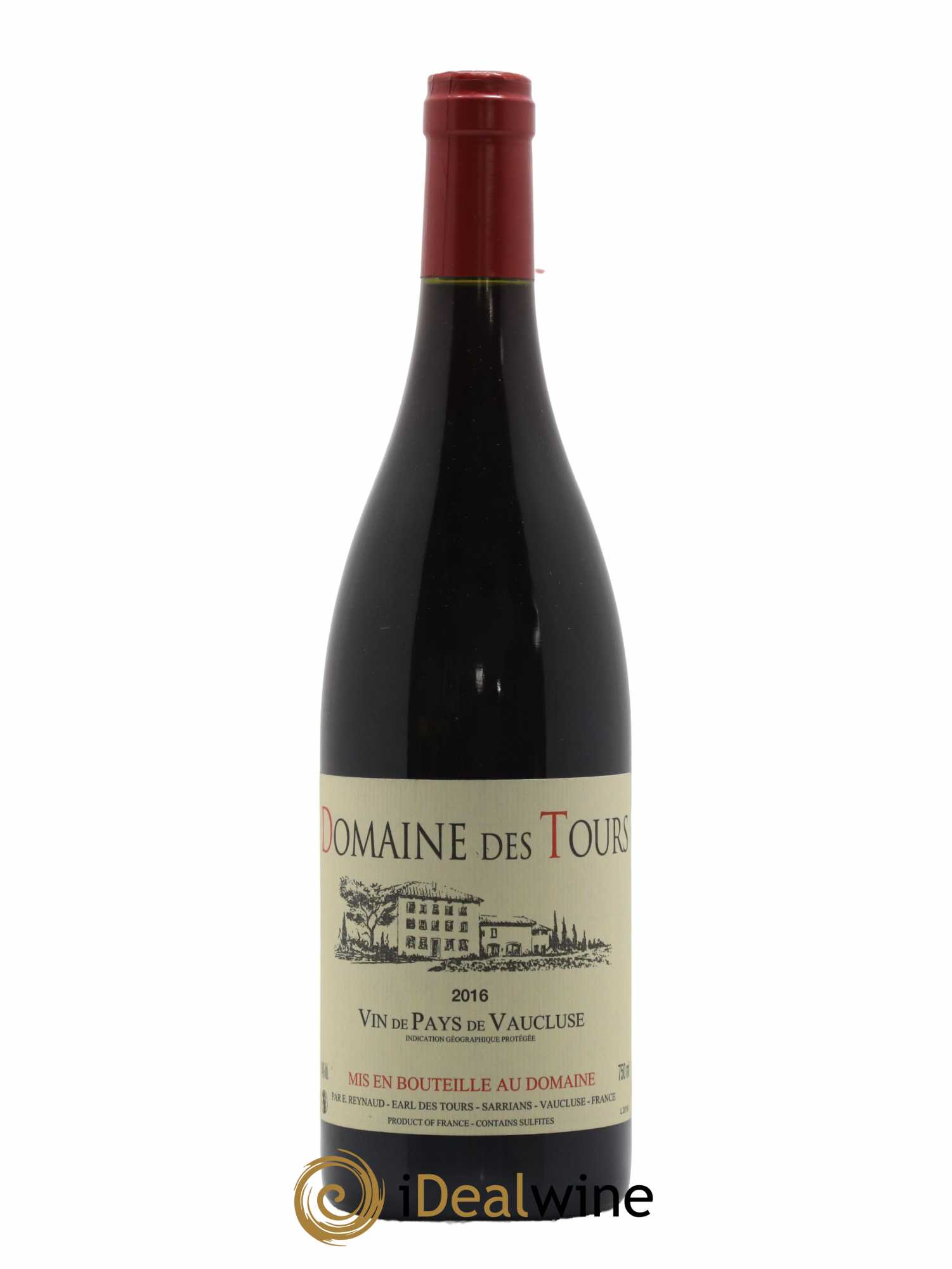 Vaucluse (Vin de Pays de Vaucluse) Domaine des Tours Emmanuel Reynaud 2016 - Lot de 1 bouteille - 0