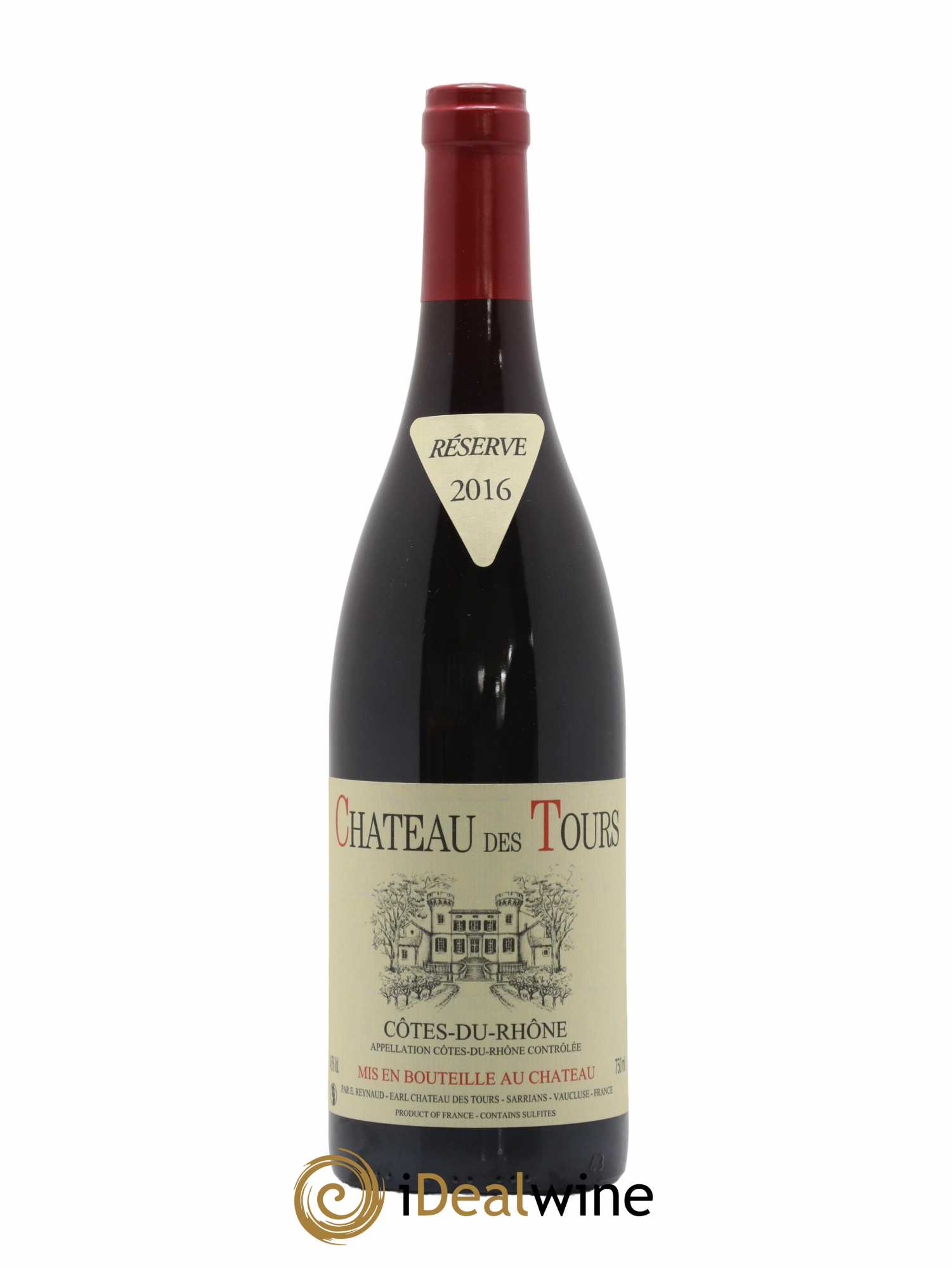 Côtes-du-Rhône Château des Tours Emmanuel Reynaud 2016 - Lot de 1 bouteille - 0