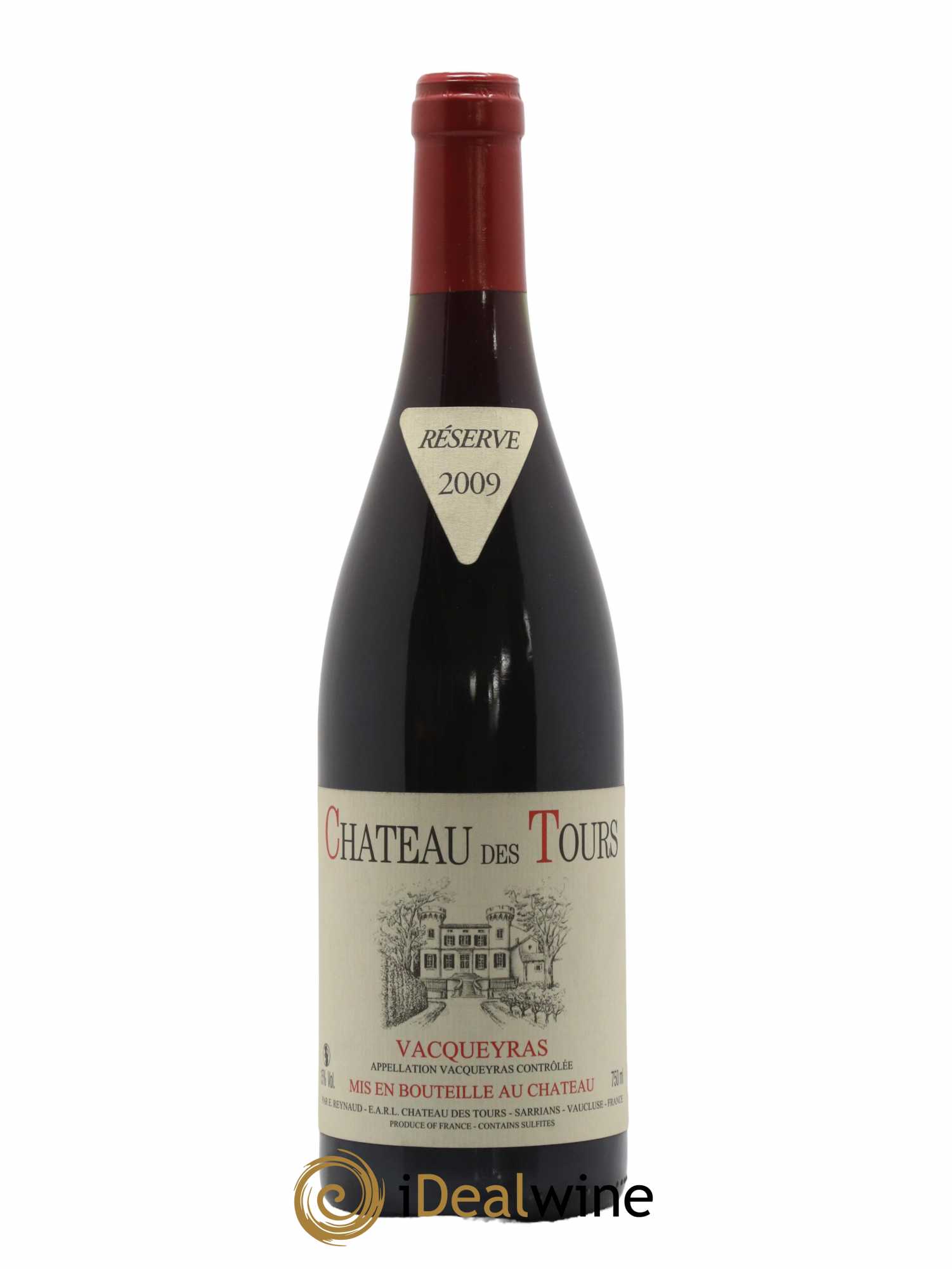 Vacqueyras Château des Tours Emmanuel Reynaud 2009 - Lot de 1 bouteille - 0