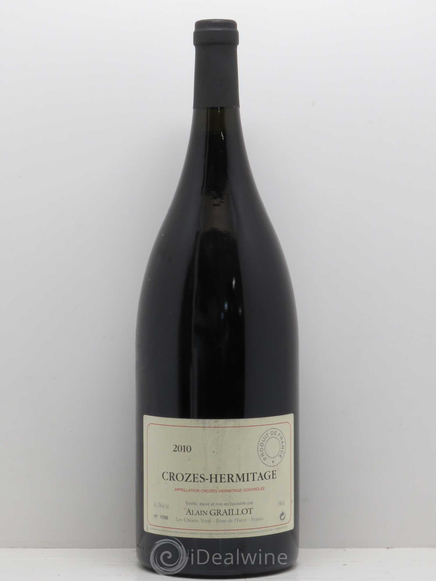 Crozes-Hermitage Domaine Graillot 2010 - Lot de 1 magnum - 0