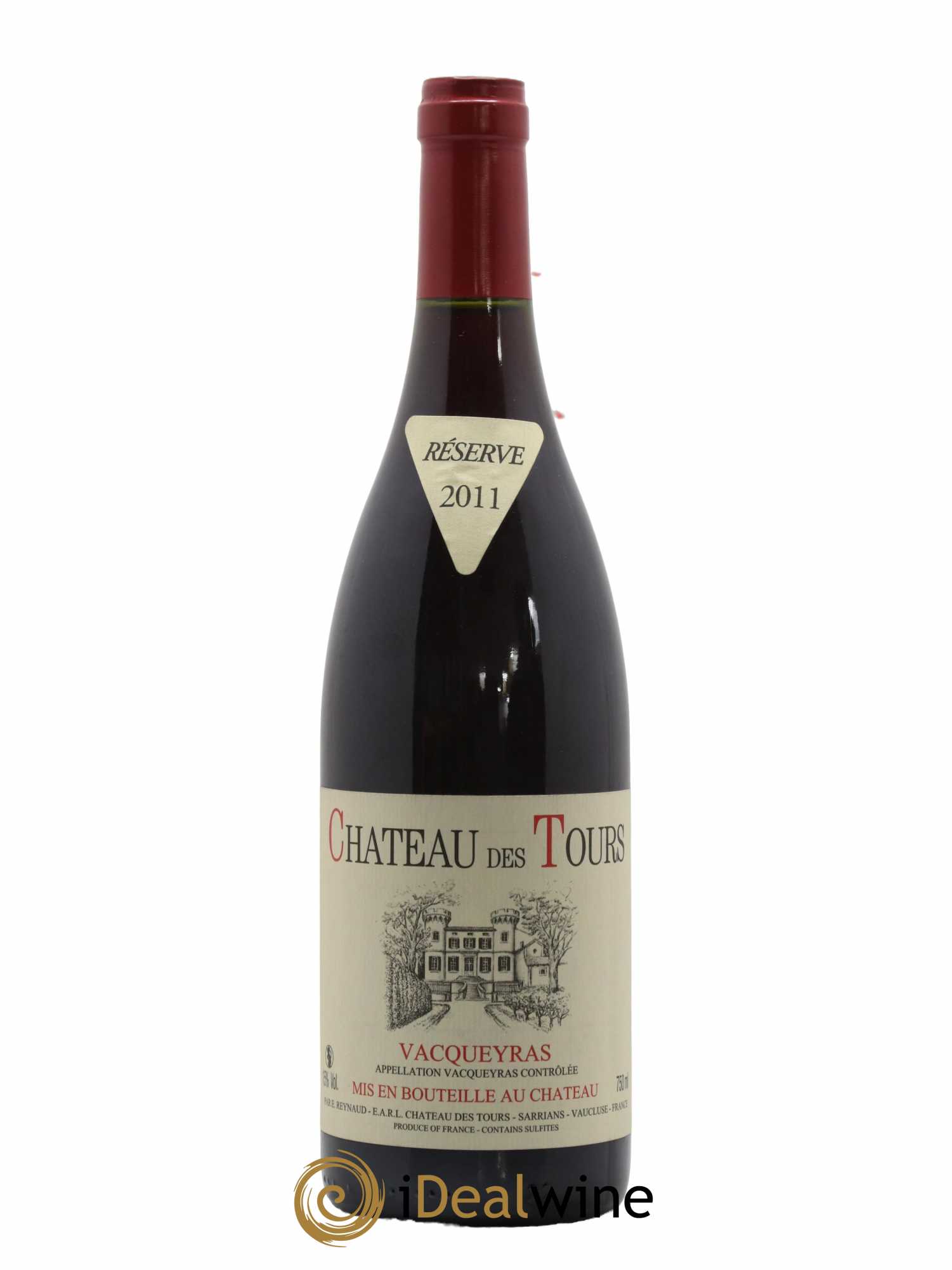 Vacqueyras Château des Tours Emmanuel Reynaud 2011 - Lot de 1 bouteille - 0
