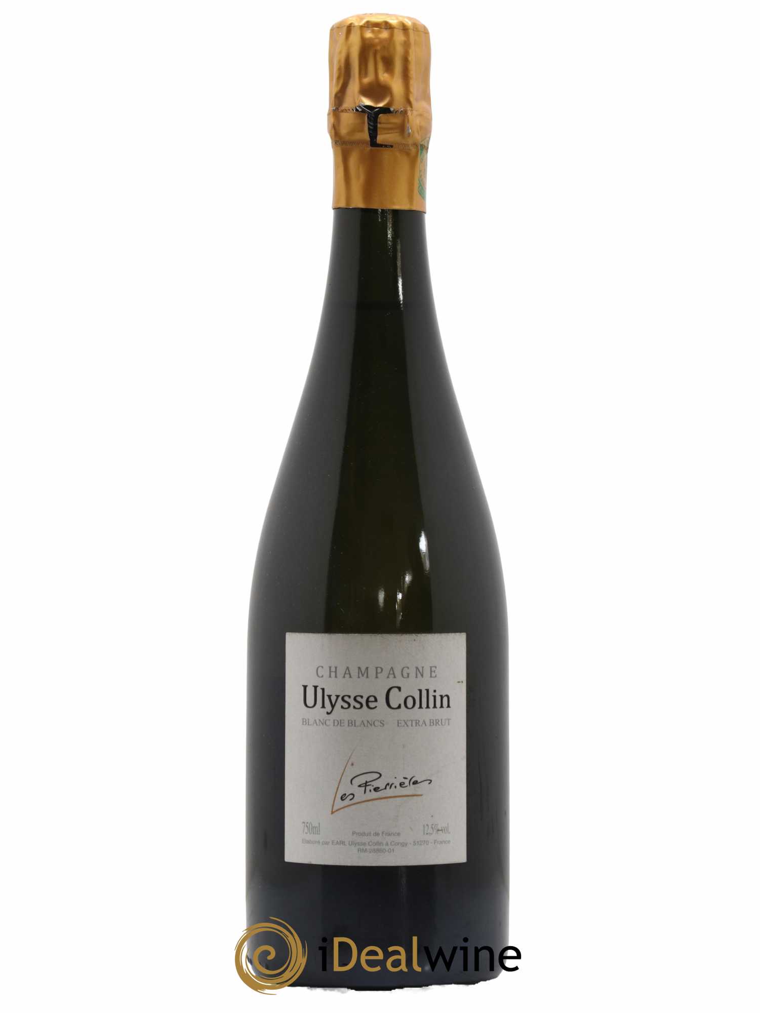 Les Pierrières Blancs de Blancs Extra-Brut Ulysse Collin - Lot de 1 bouteille - 0